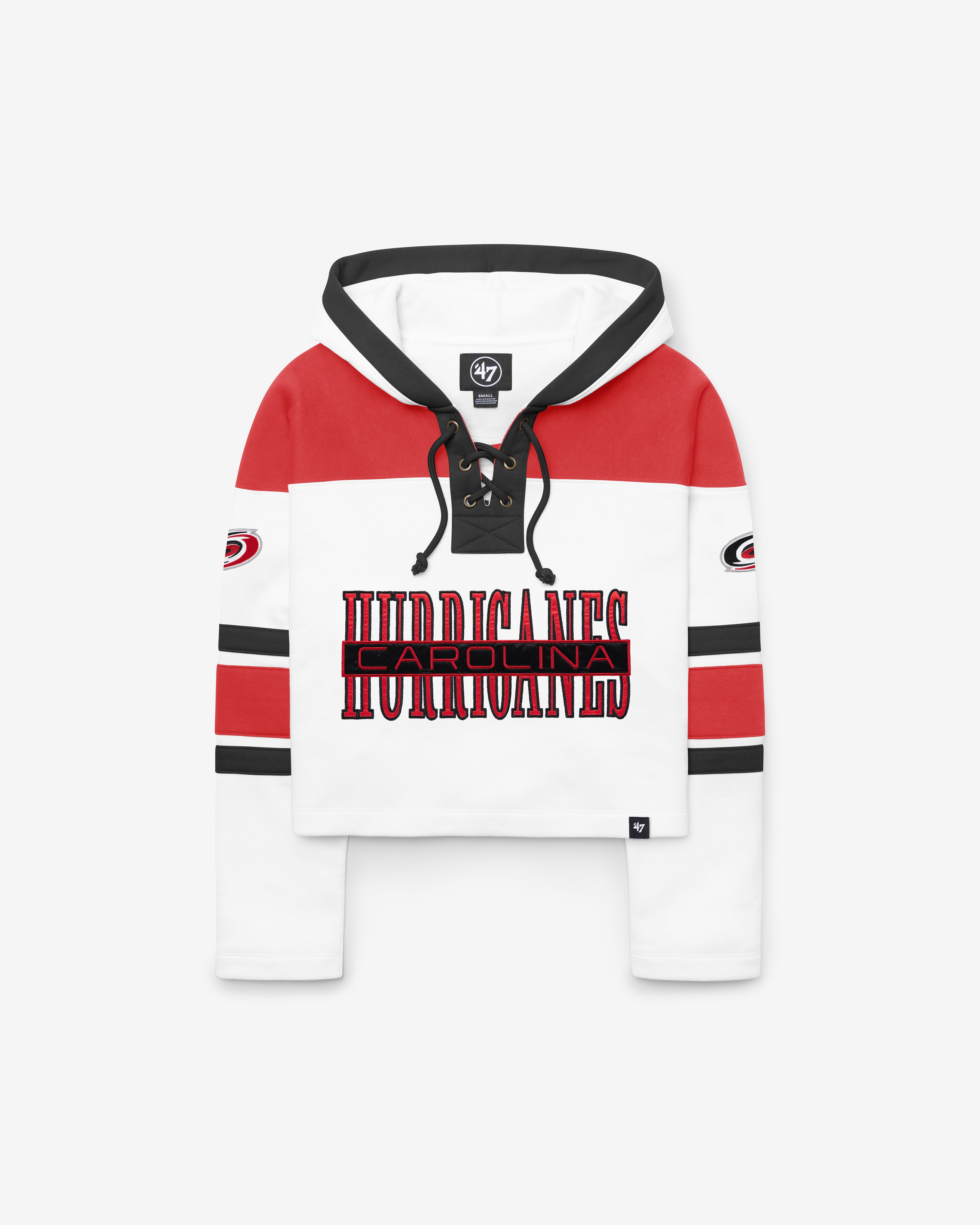 47-brand-lacer-hoodie-carolina-hurricanes-wei-damen image 1