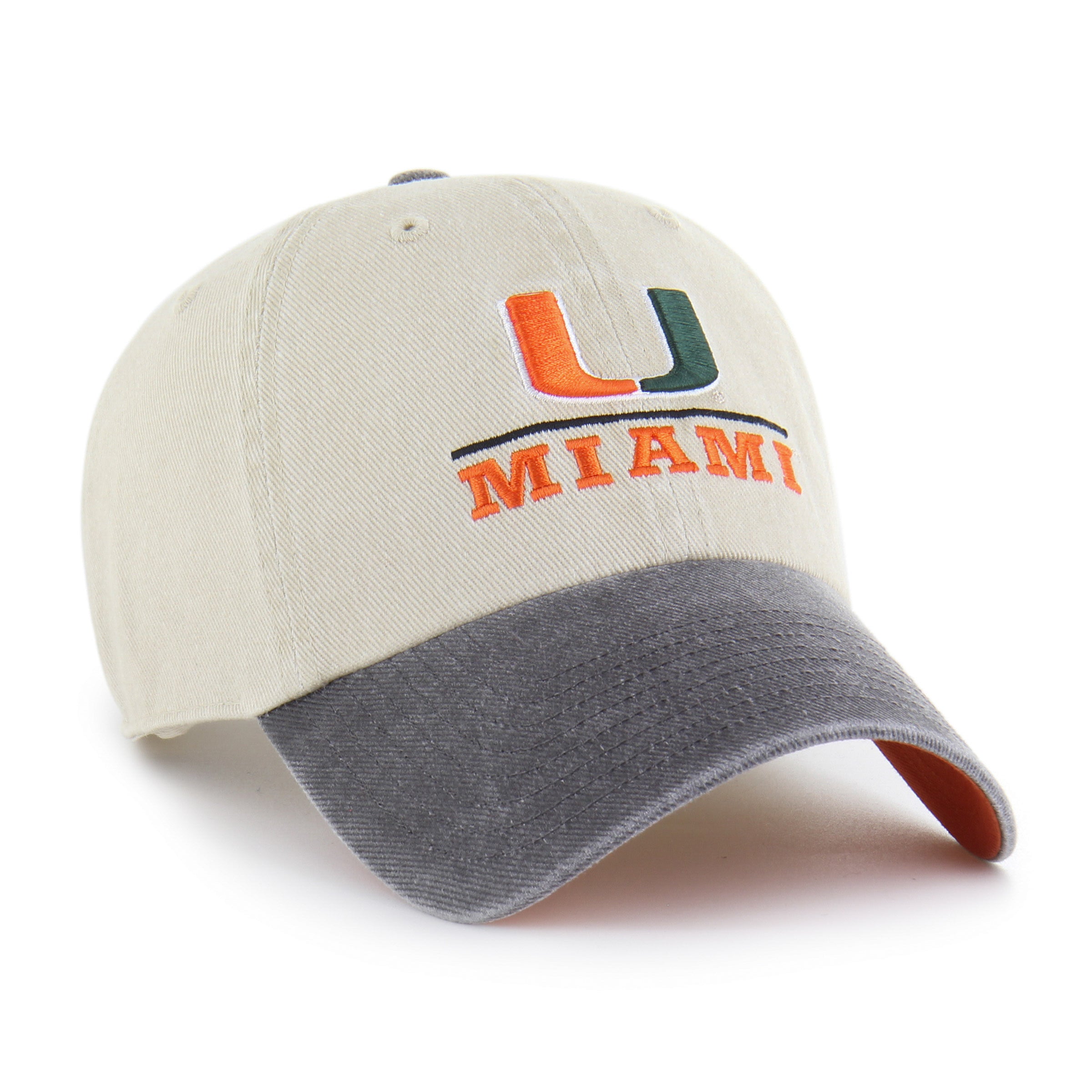 47-clean-up-miami-hurricanes-two-tone-cap-mojave image 3
