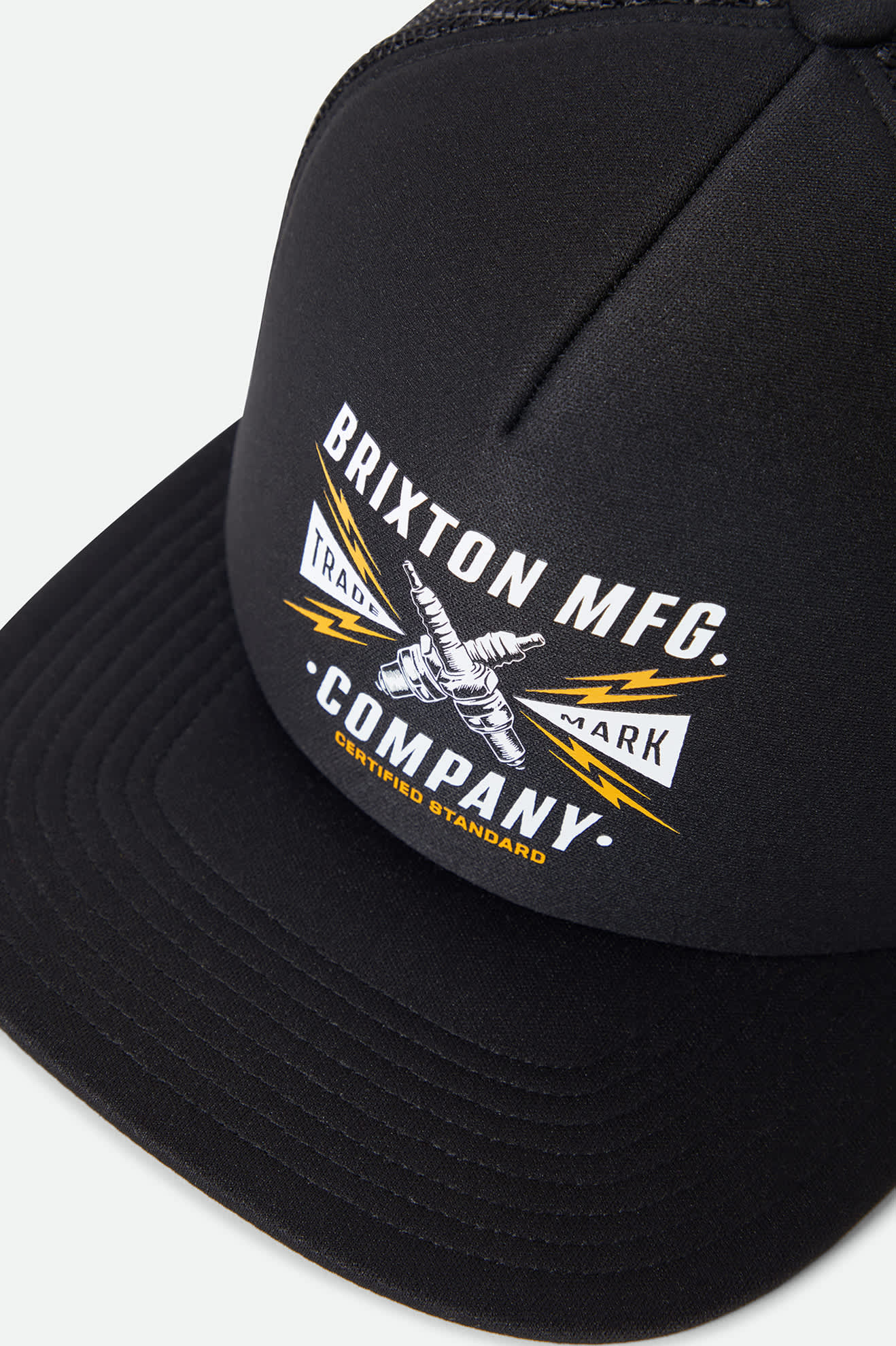 brixton-danton-netplus-trucker-cap-black-black-mesh image 4