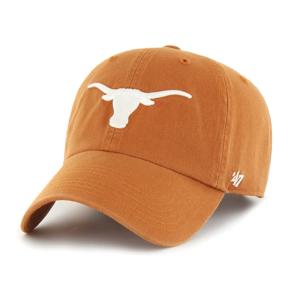 47-clean-up-texas-longhorns-cap-burnt-orange-kids image 1