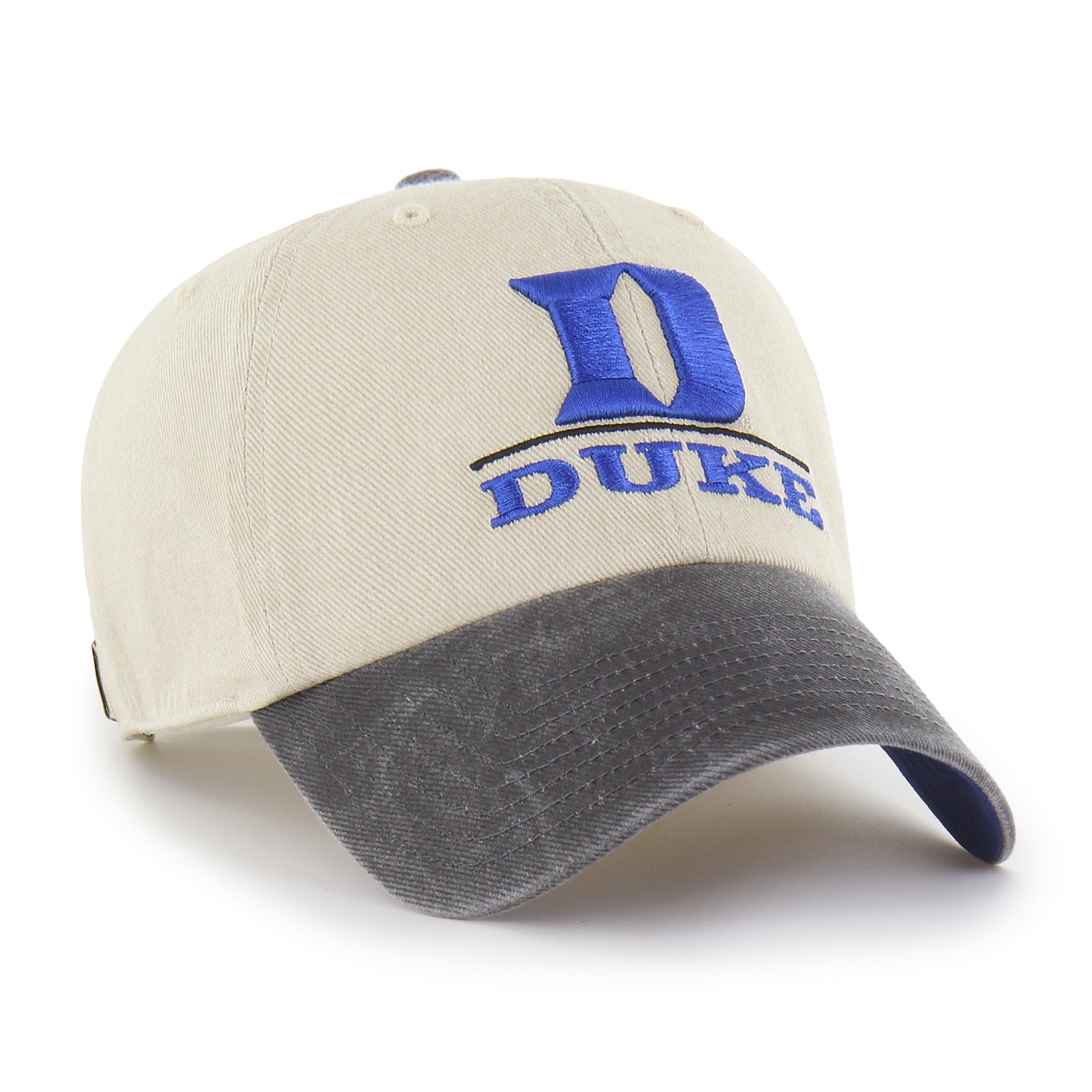 47-brand-duke-blue-devils-clean-up-basecap-creme image 3