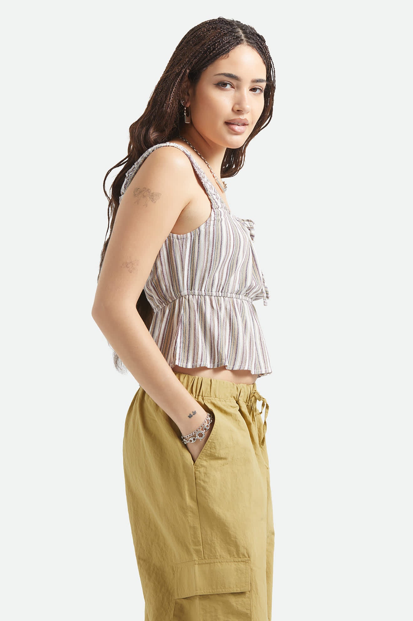 brixton-abigail-tie-top-worn-in-robust-red-stripe-damen image 4
