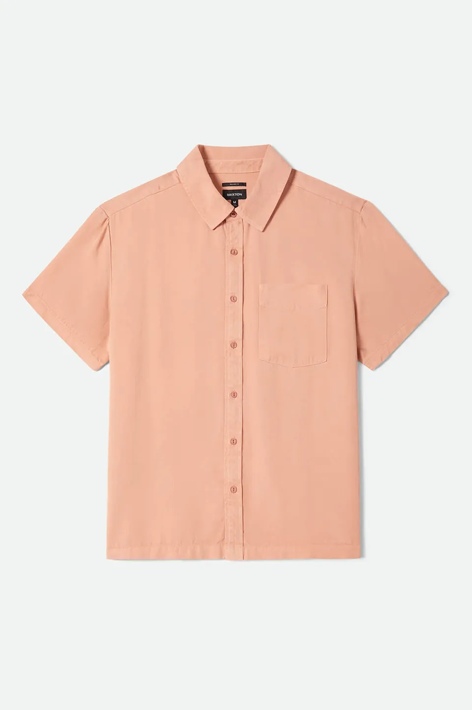 brixton-cooling-comfort-kurzarm-hemd-silver-pink-tencel image 1
