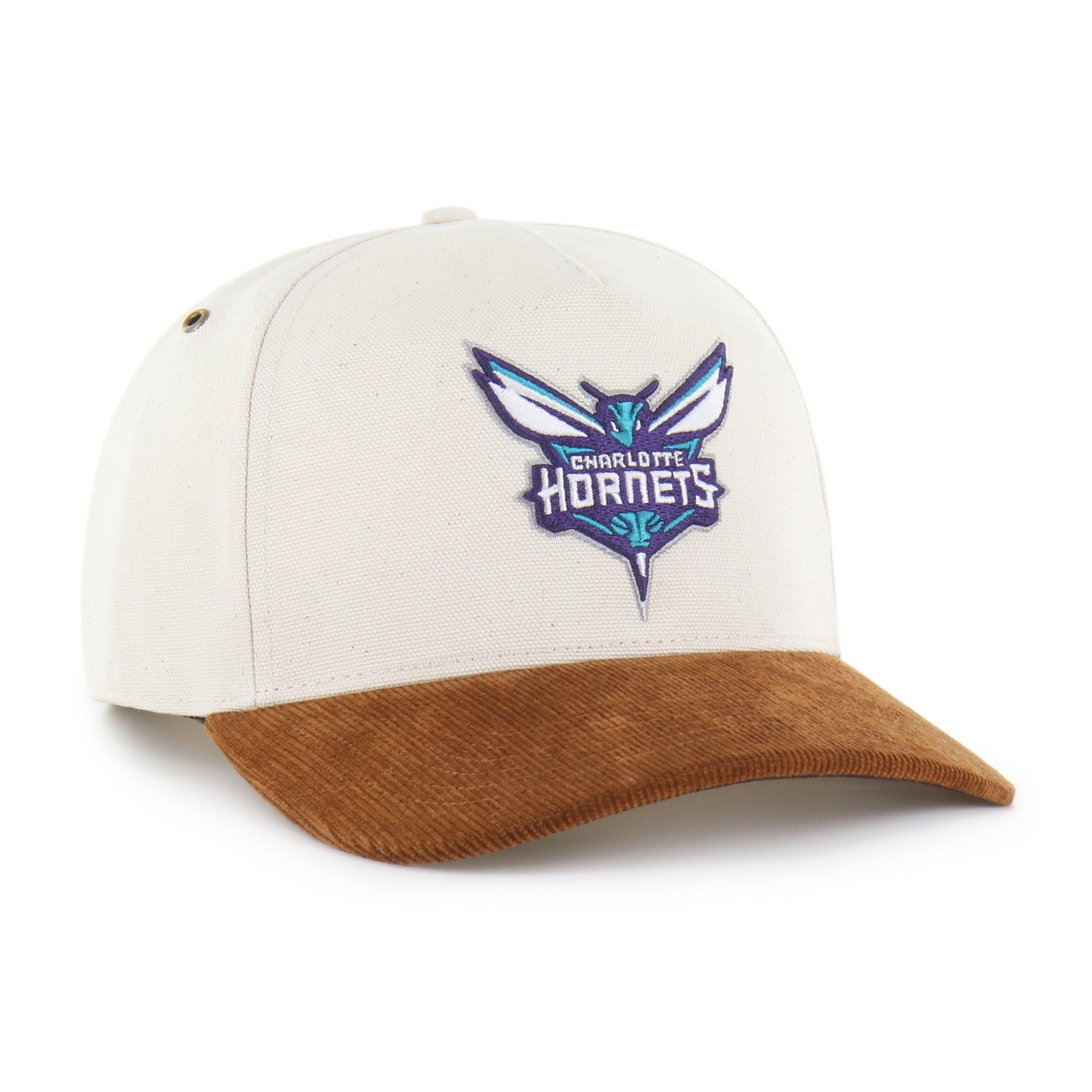47-brand-charlotte-hornets-carhartt-undyed-hitch-cap-natural image 4