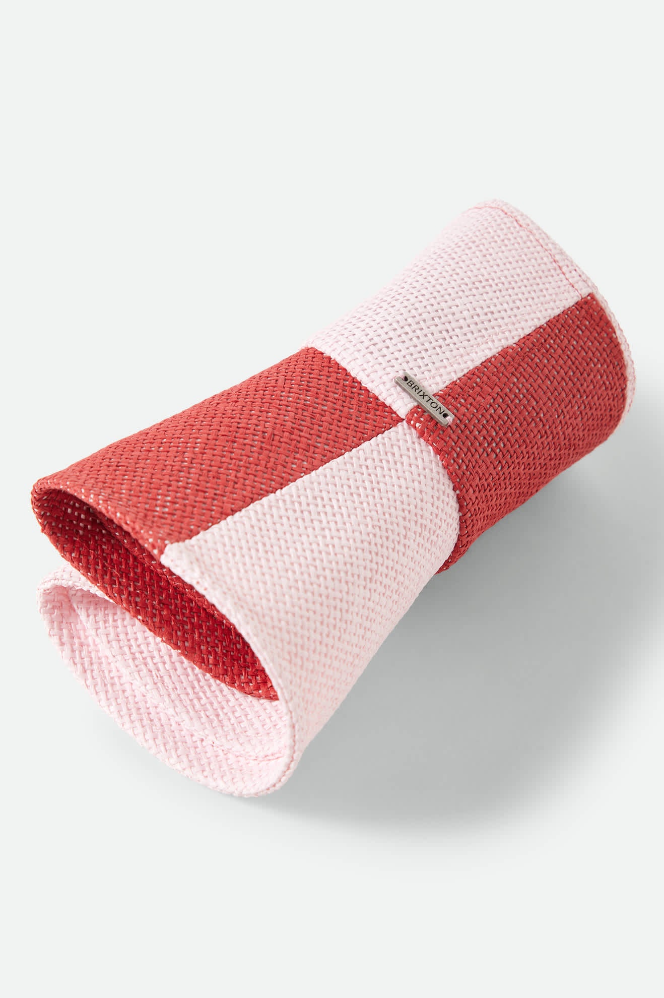 brixton-harmony-bucket-hat-silber-pink-strohhut-packbar image 6
