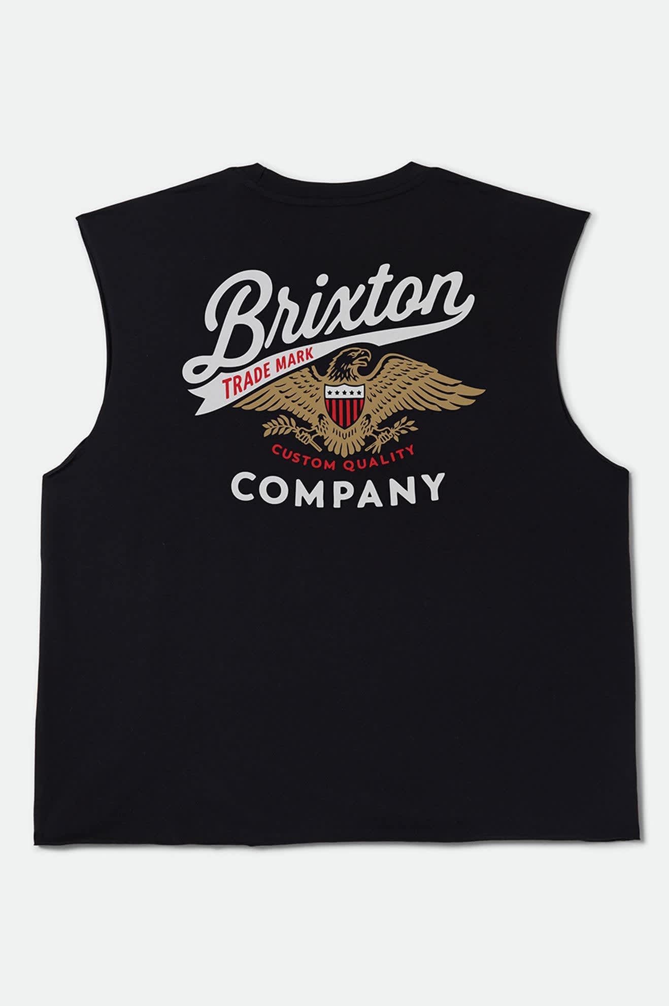 brixton-eagle-crest-muscle-tank-top-schwarz image 2