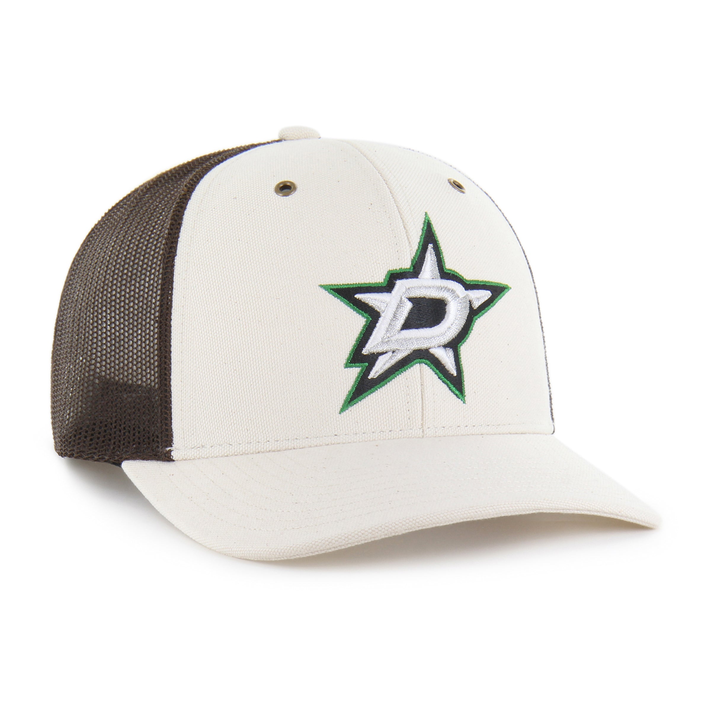 47-brand-dallas-stars-trucker-cap-natural-carhartt-undyed image 4