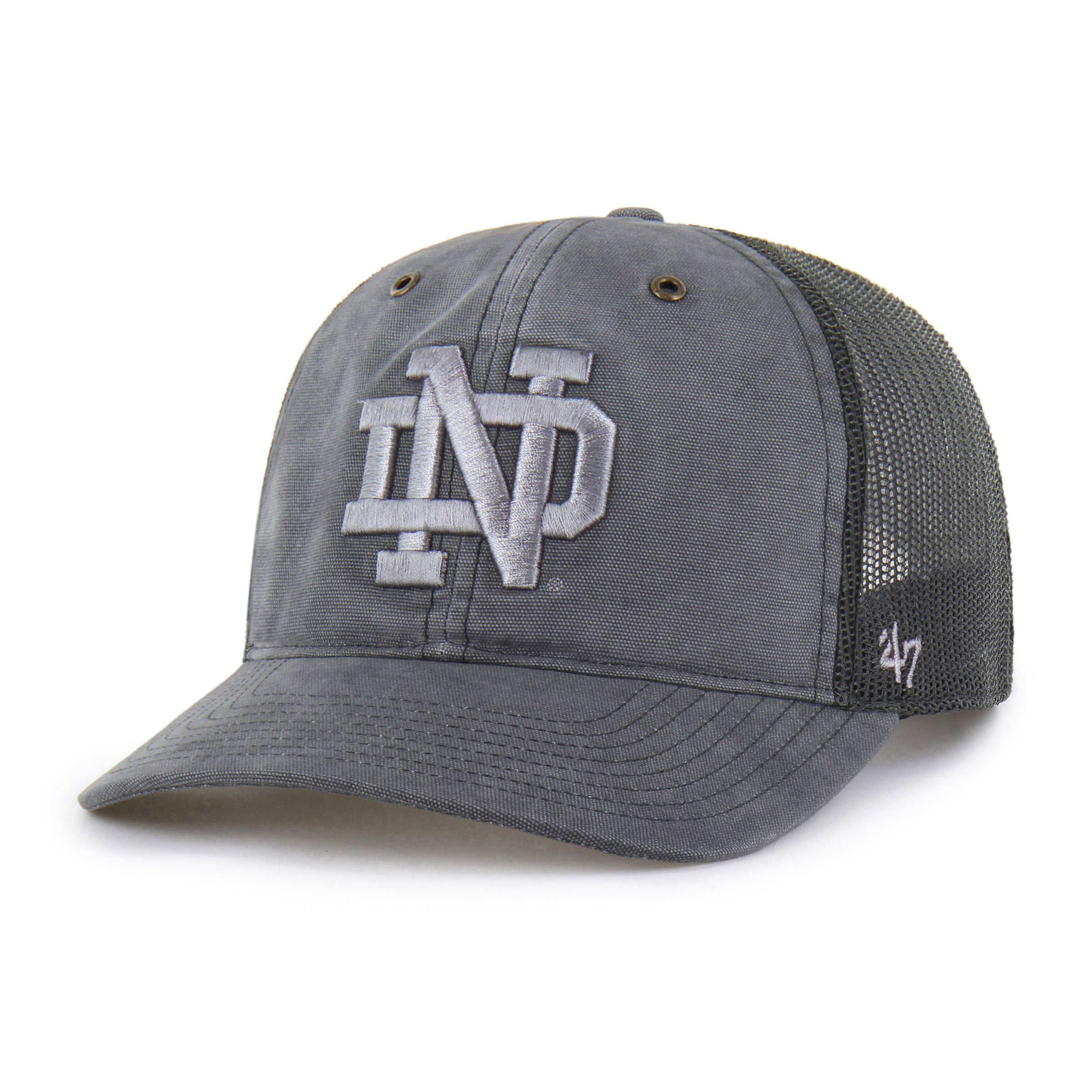 47-trucker-notre-dame-carhartt-cap-schwarz-snapback image 4