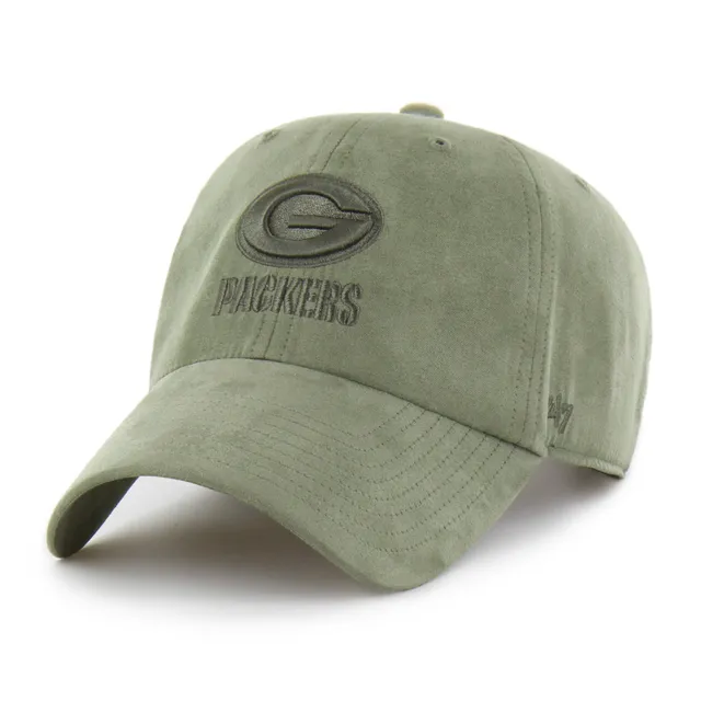 47-brand-clean-up-green-bay-packers-ballpark-suede-cap-moss image 1