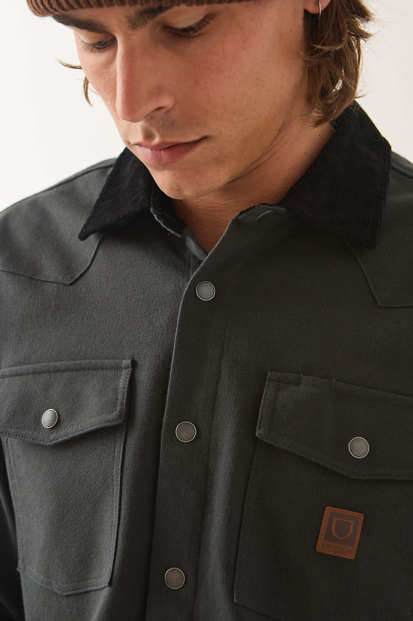 brixton-bowery-builders-ranch-performance-flannel-flanellhemd-schwarz image 4