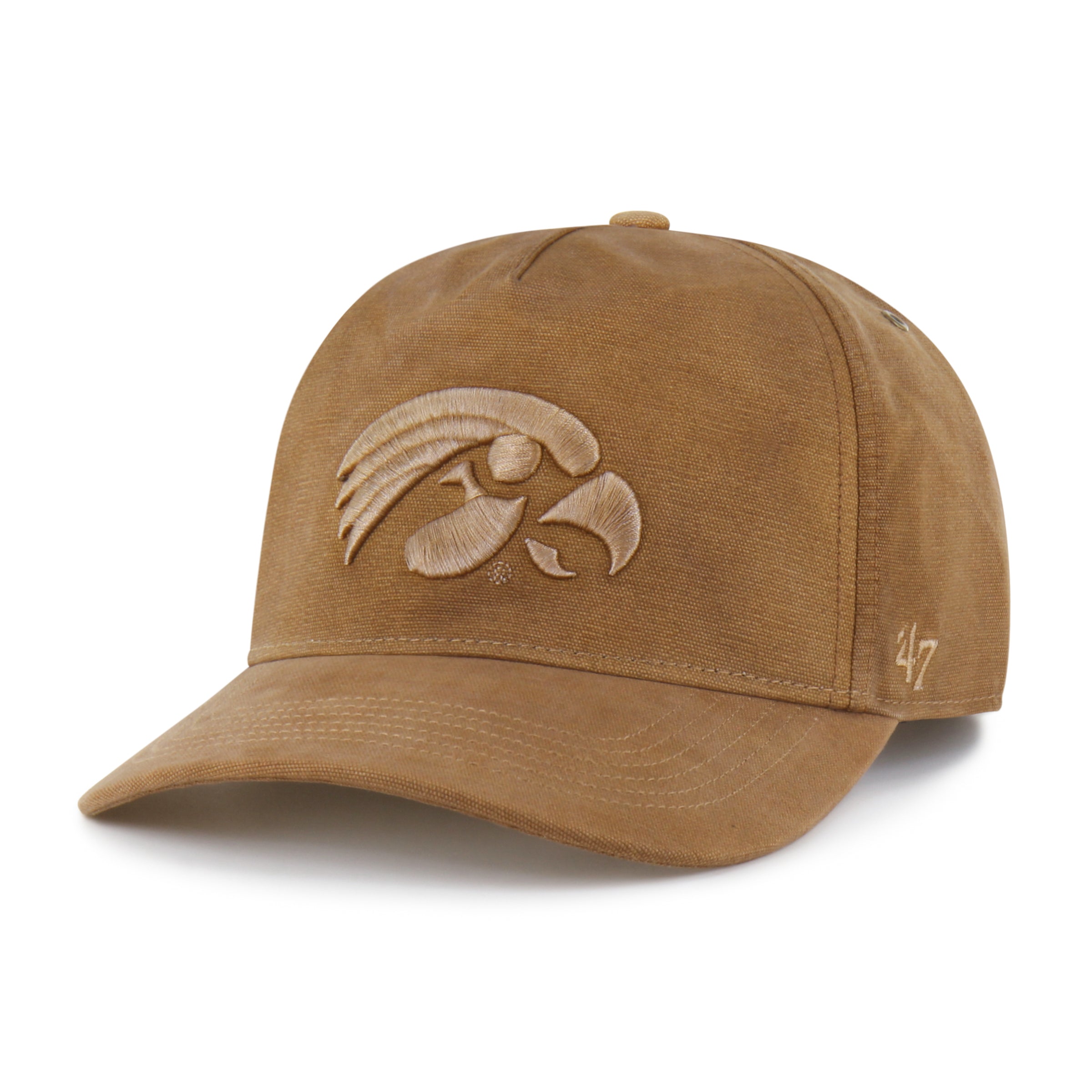 47-brand-iowa-hawkeyes-carhartt-dyed-hitch-rf-relaxed-fit-cap-braun image 4