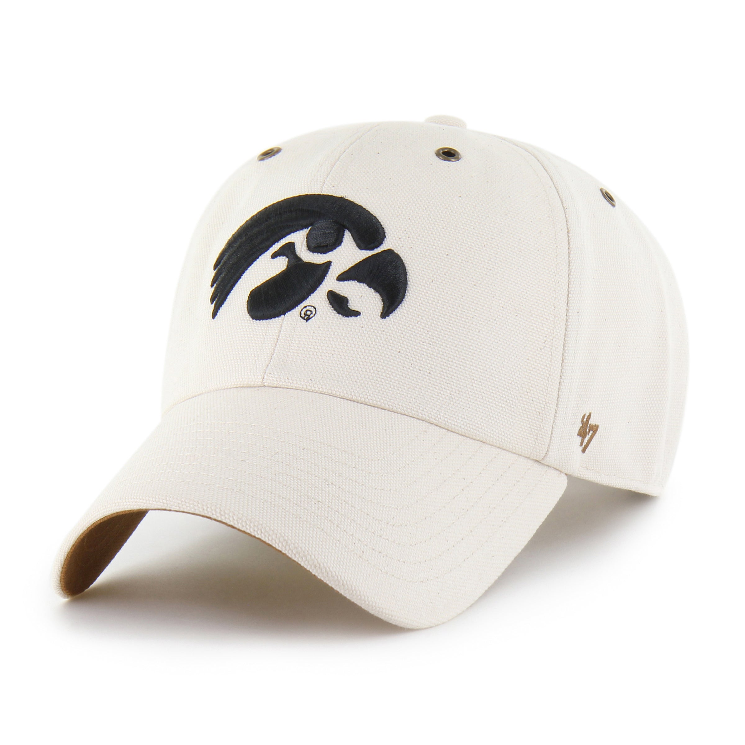 47-brand-iowa-hawkeyes-carhartt-clean-up-cap-natural image 1