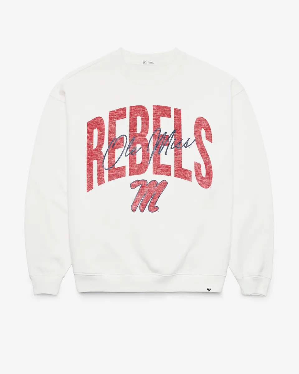 47-oversized-crew-ole-miss-rebels-sweatshirt-sandstone-damen image 1