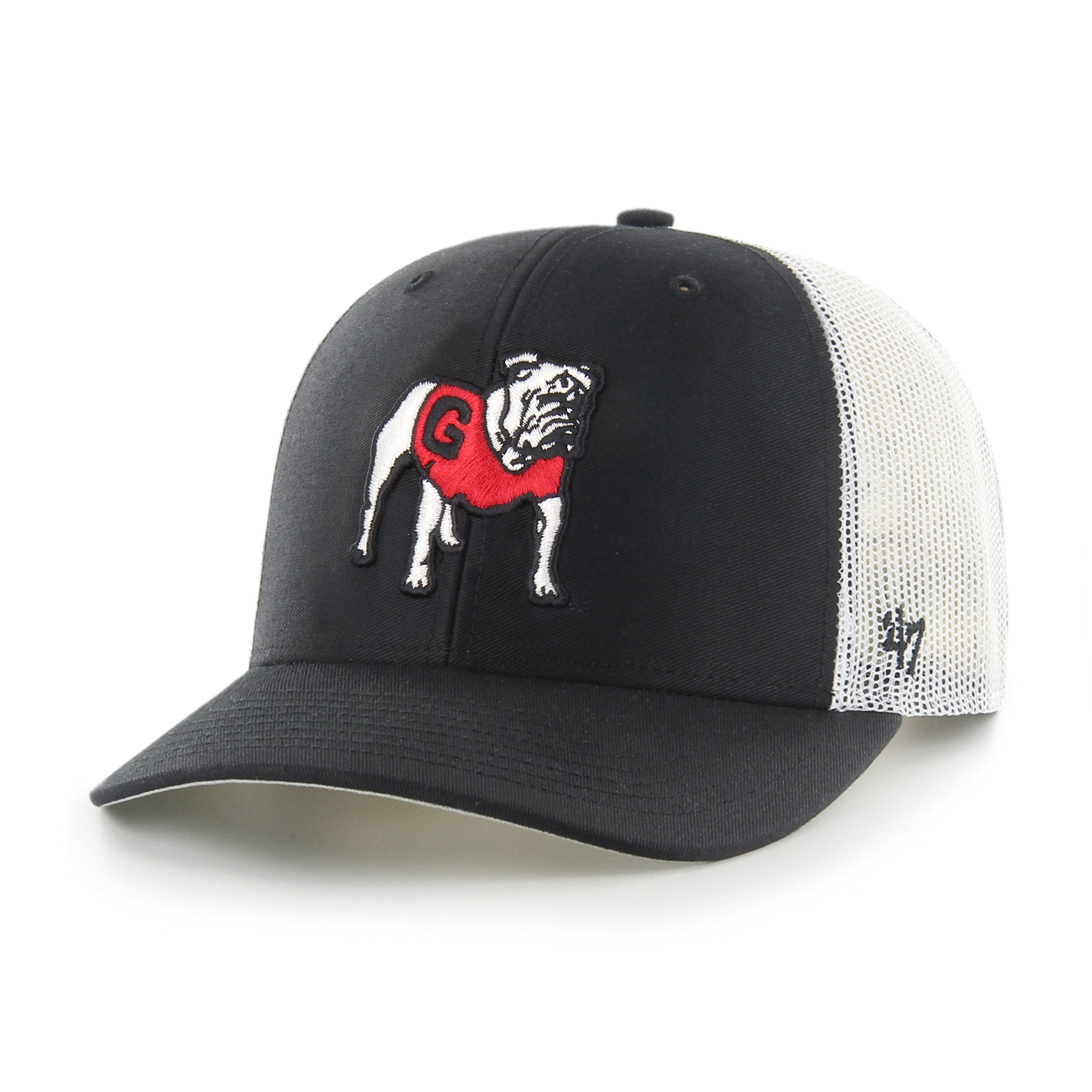 47-brand-georgia-bulldogs-47-trucker-cap-black-osf-snapback image 1