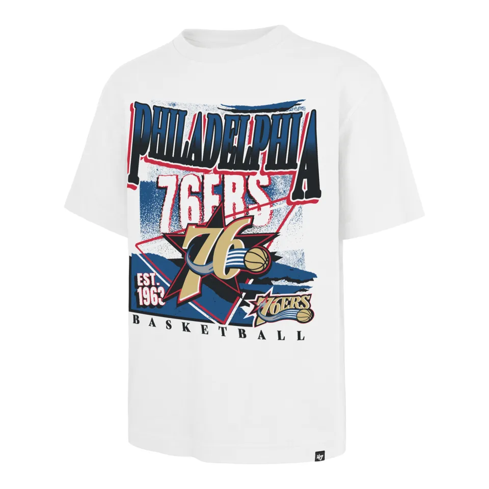 47-foundation-philadelphia-76ers-t-shirt-herren-wei image 1