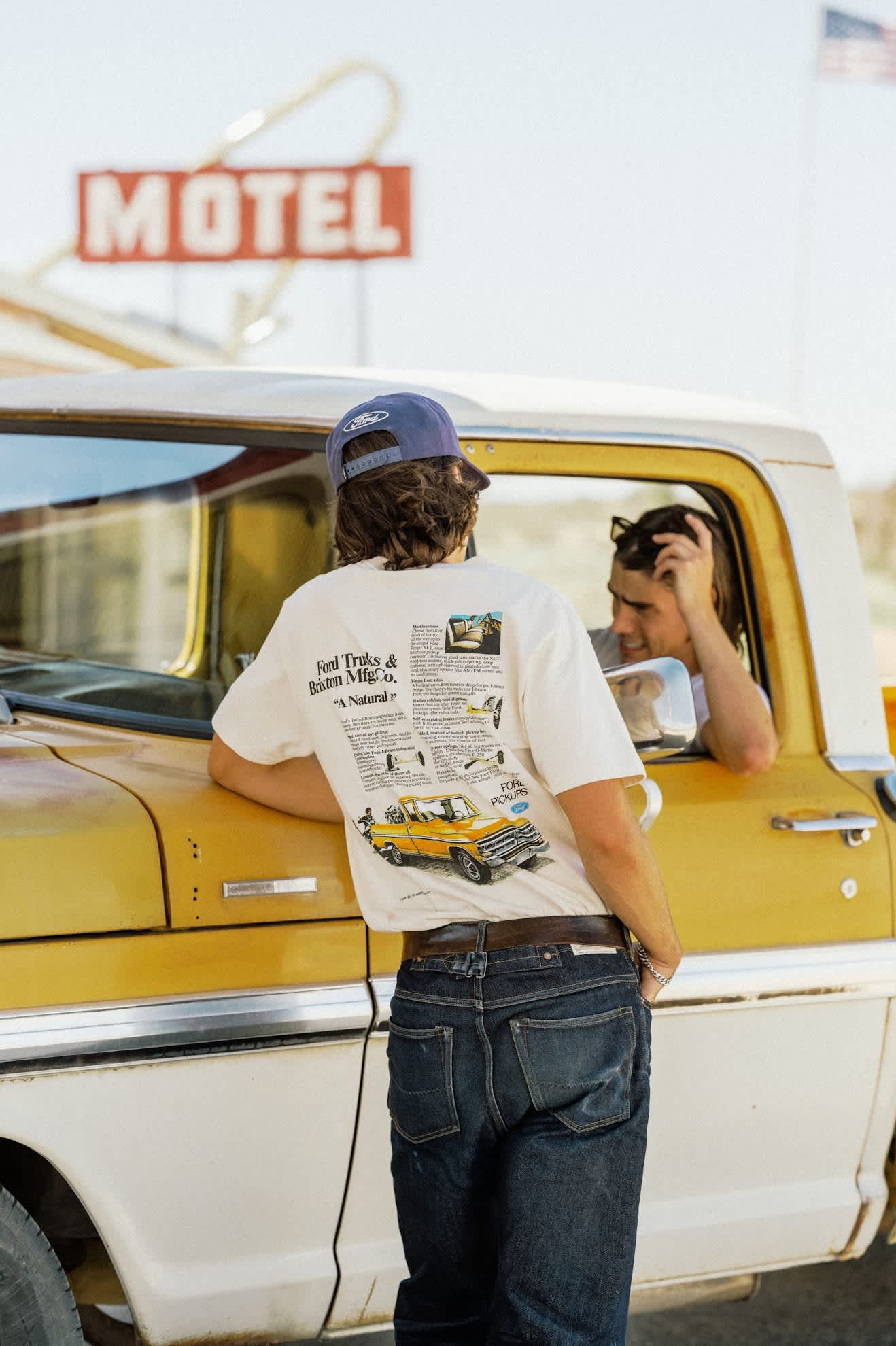 brixton-ford-71-pickup-t-shirt-wimbledon-white-baumwolle image 8