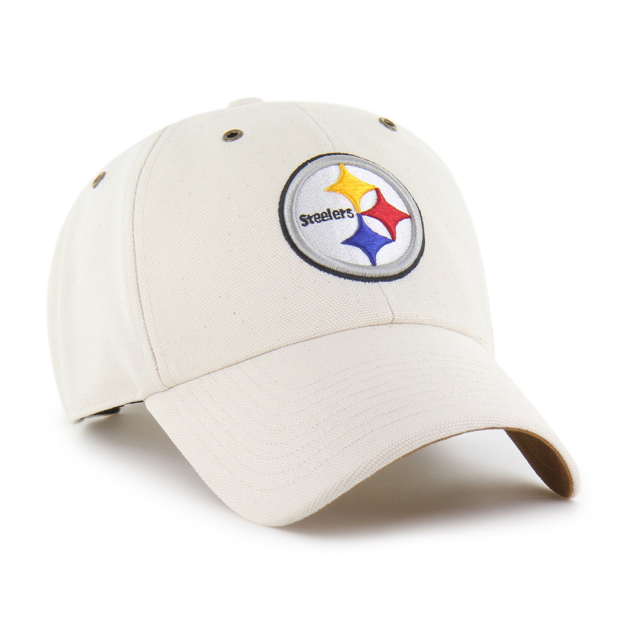 47-clean-up-carhartt-pittsburgh-steelers-cap-natural image 4