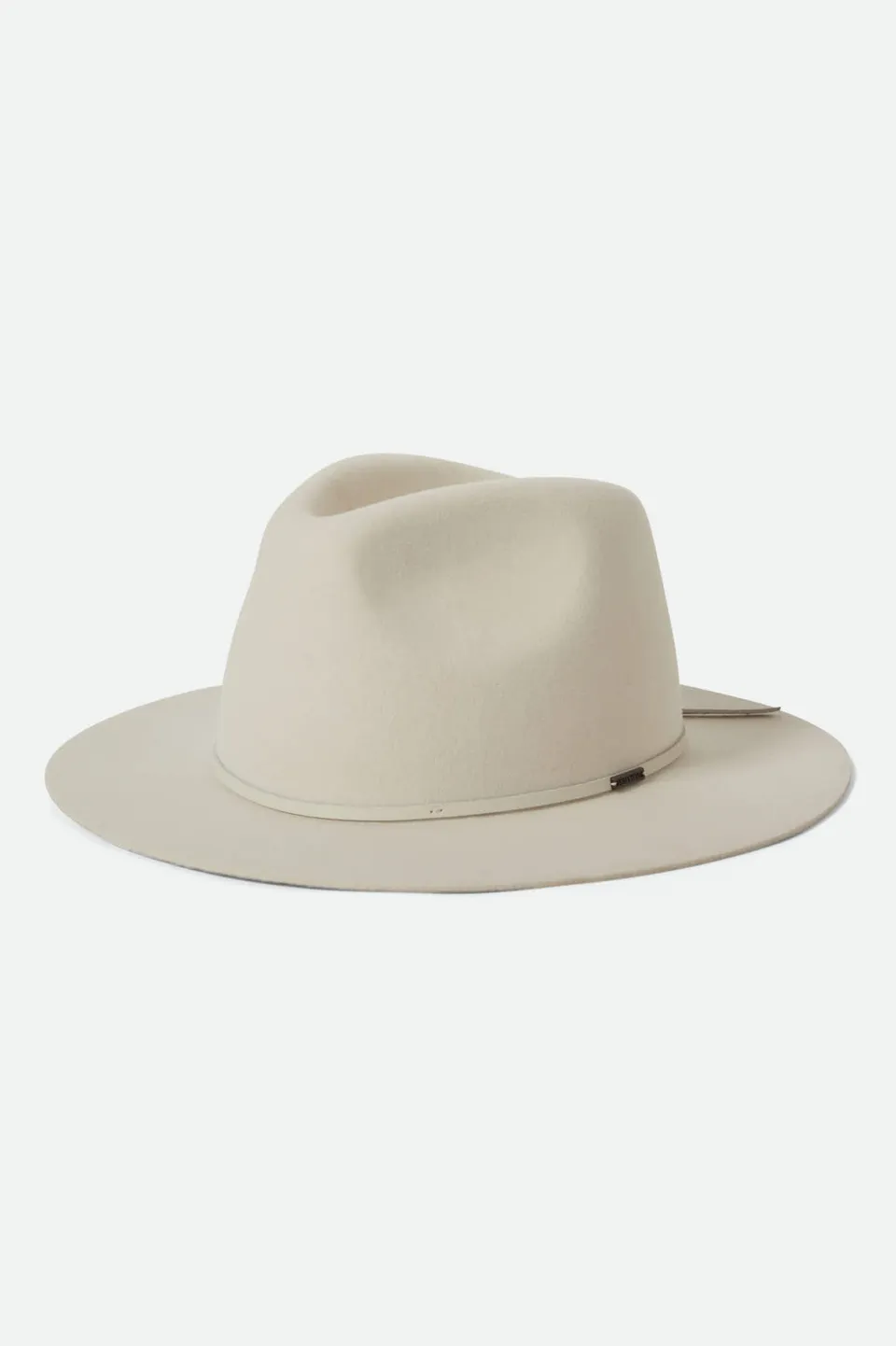 brixton-wesley-fedora-hut-off-white-wollfilz image 1