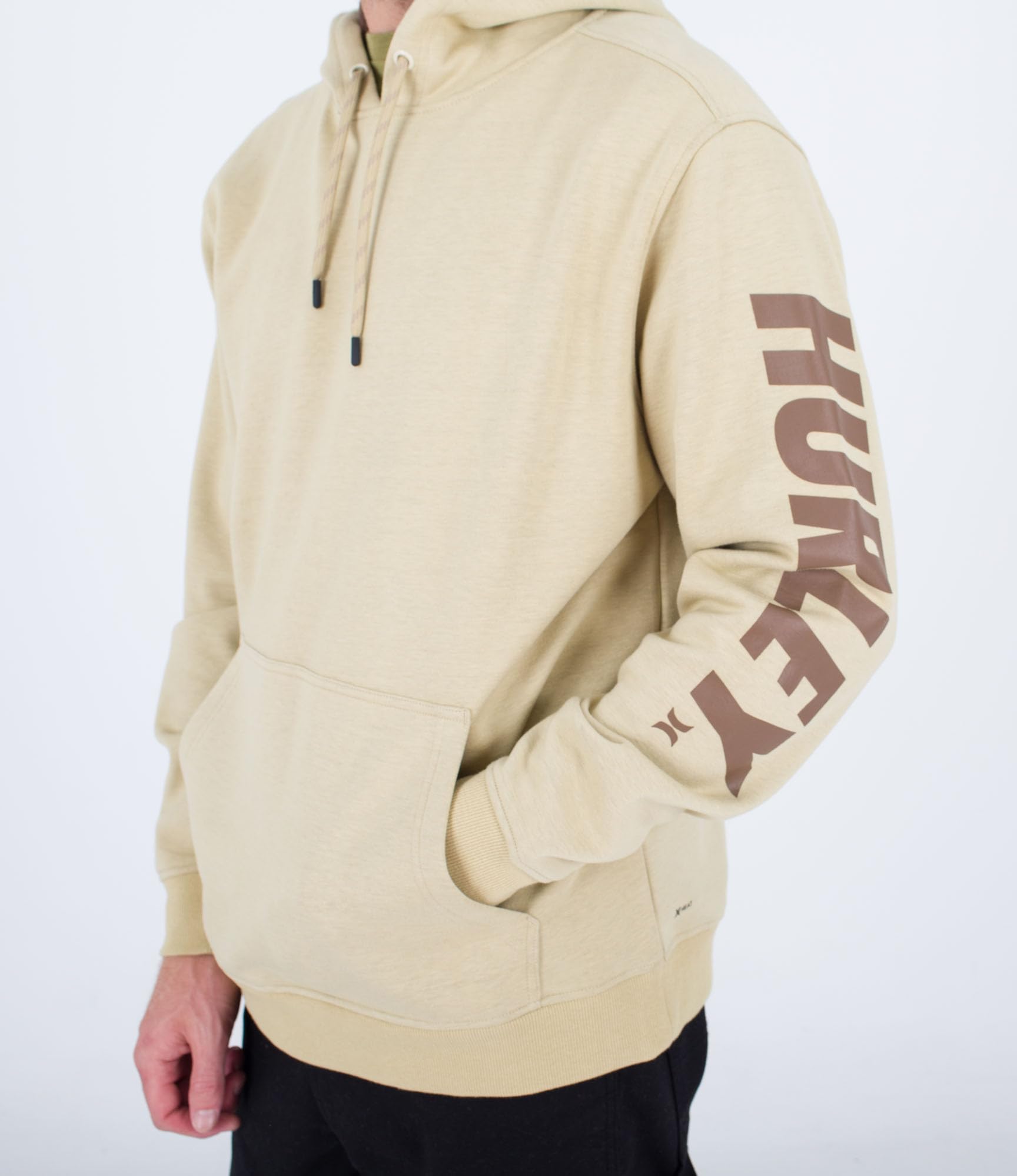 hurley-acadia-heat-fleece-hoodie-creme-ahorn-m image 2