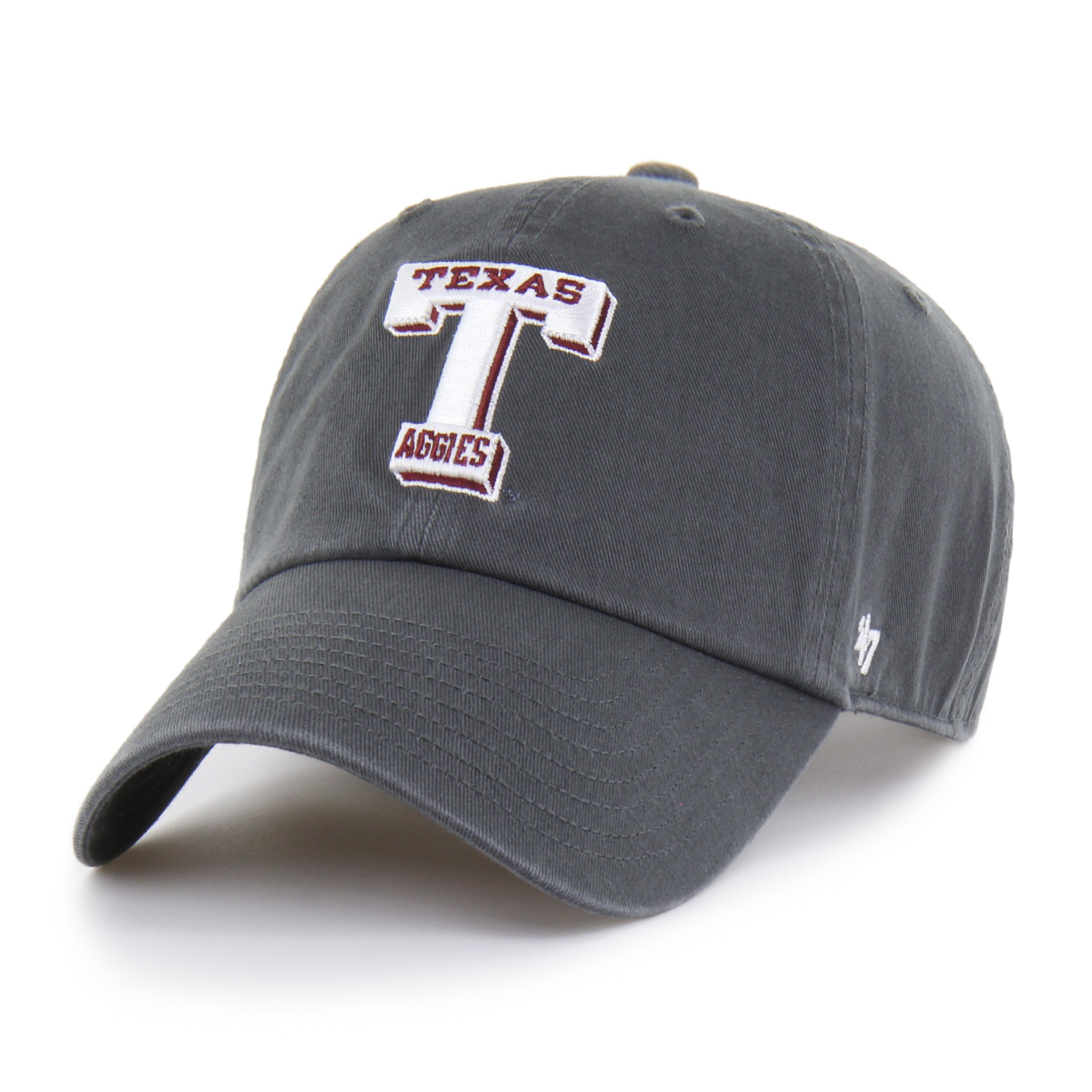 47-clean-up-texas-a-m-aggies-cap-charcoal-vintage image 1