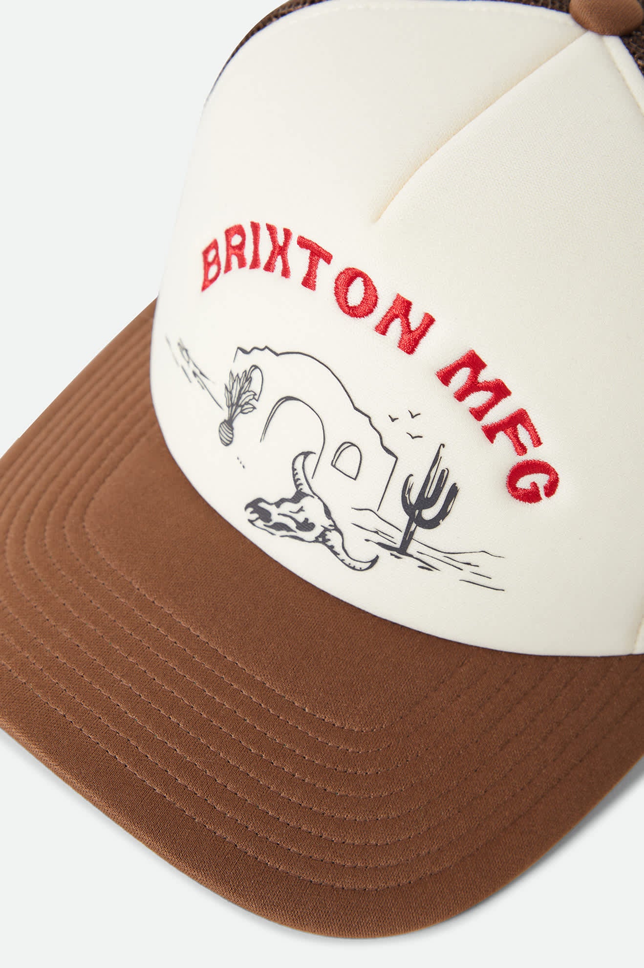 brixton-desert-trucker-cap-pinecone-brown-mesh image 3
