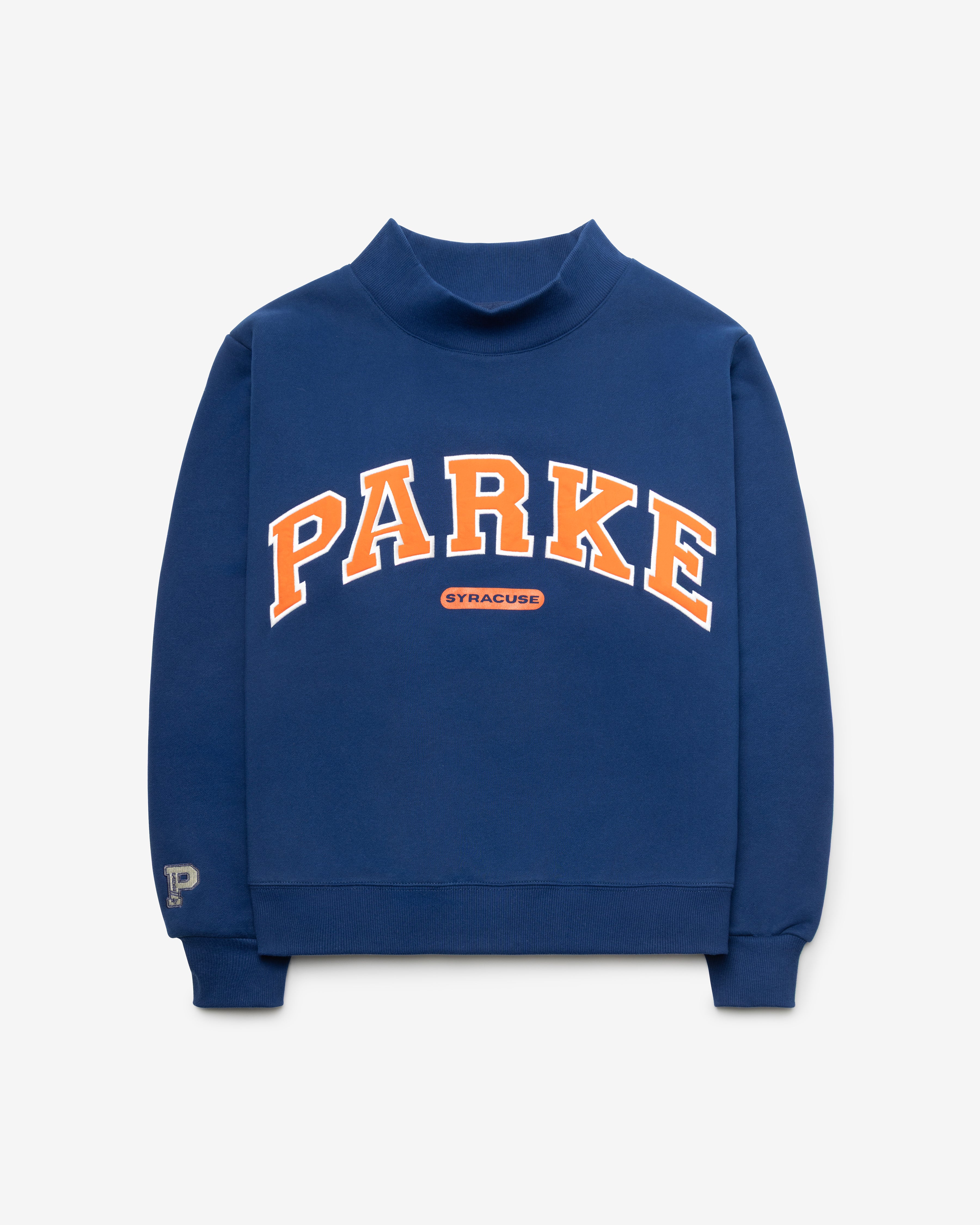 47-headline-crew-syracuse-varsity-mockneck-sweatshirt-navy image 2