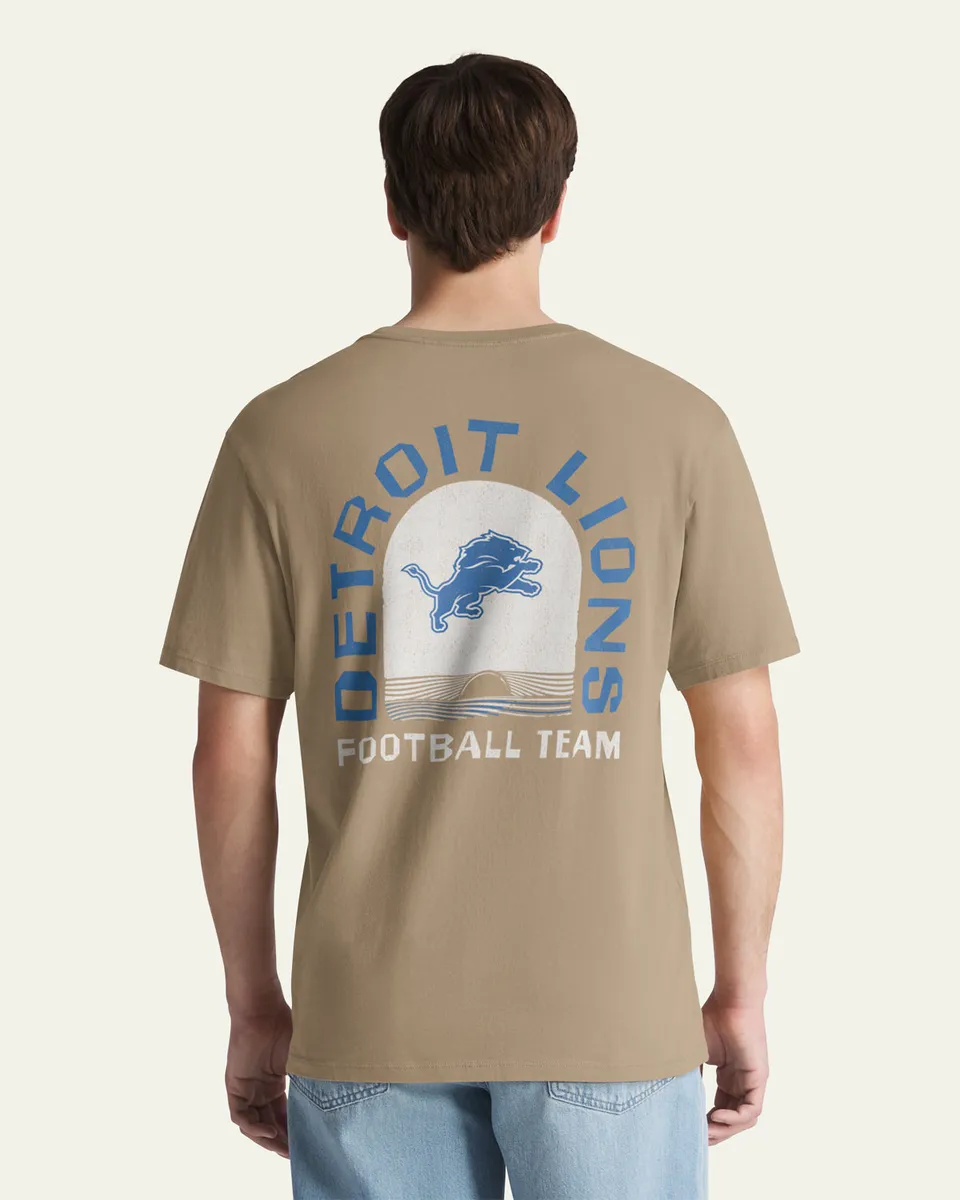 47-brand-everyday-detroit-lions-bleacher-beach-t-shirt-khaki image 1