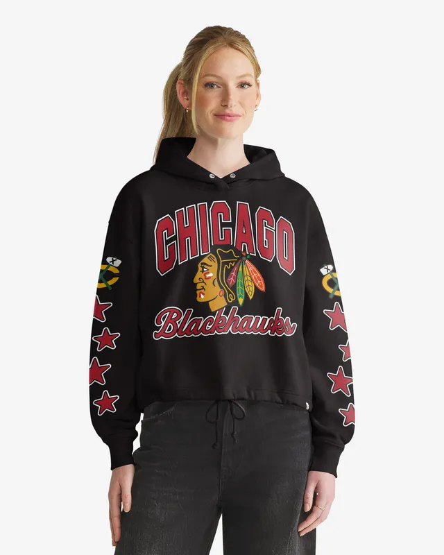 47-venice-chicago-blackhawks-hoodie-jet-black-damen image 1