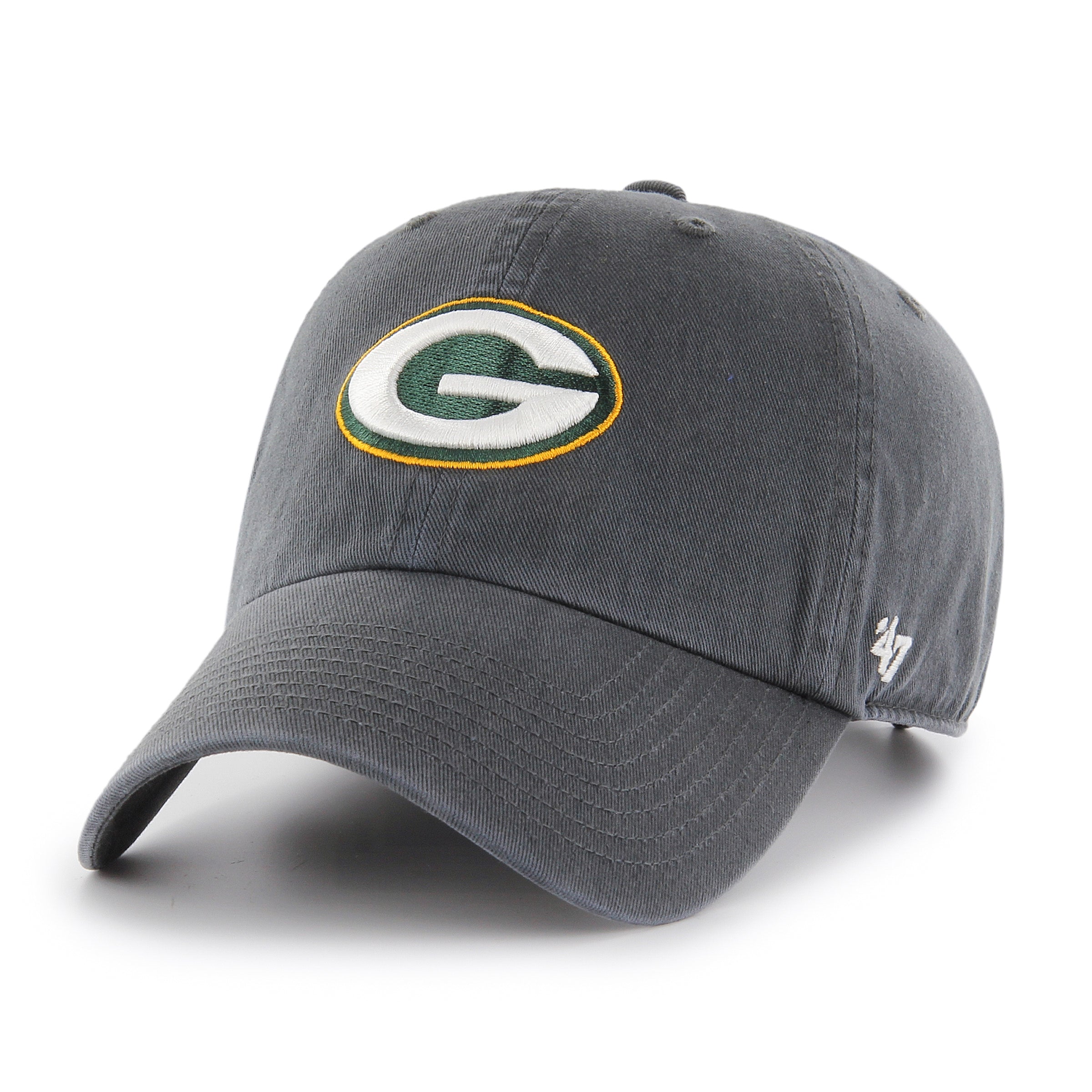 47-clean-up-green-bay-packers-cap-charcoal-verstellbar image 1