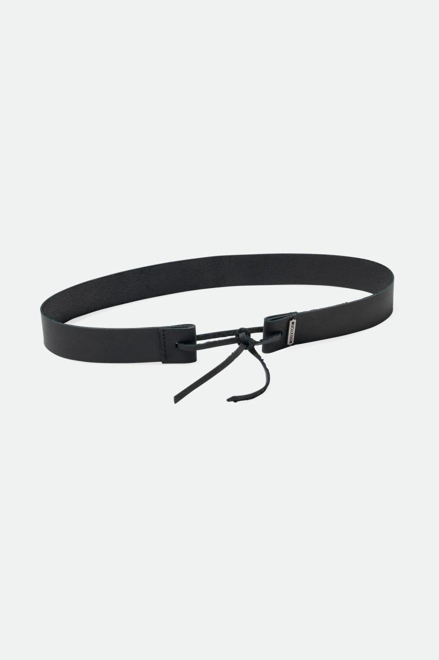 brixton-adjustable-leather-hat-band-schwarz-leder-hutband image 1