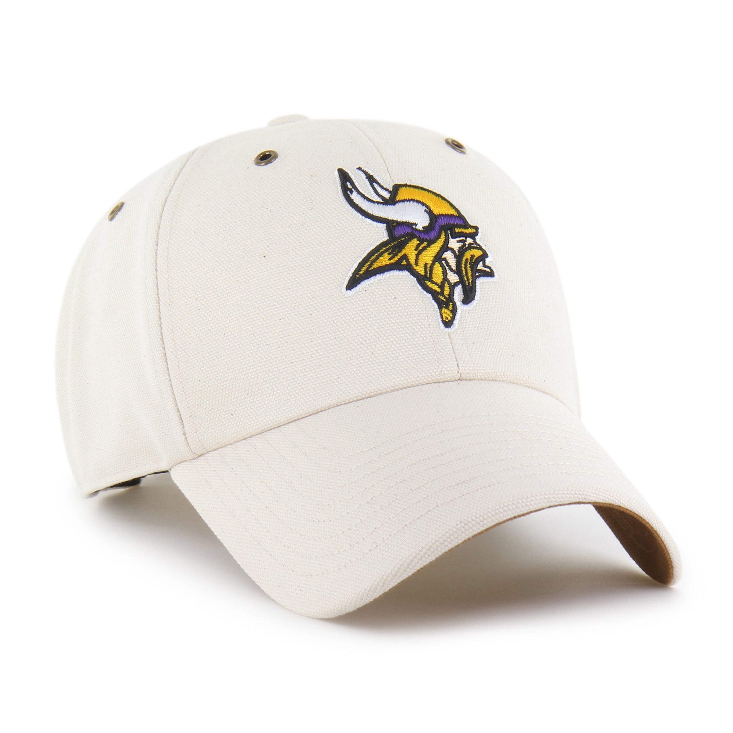 47-brand-clean-up-minnesota-vikings-cap-natural-osf-strapback image 4