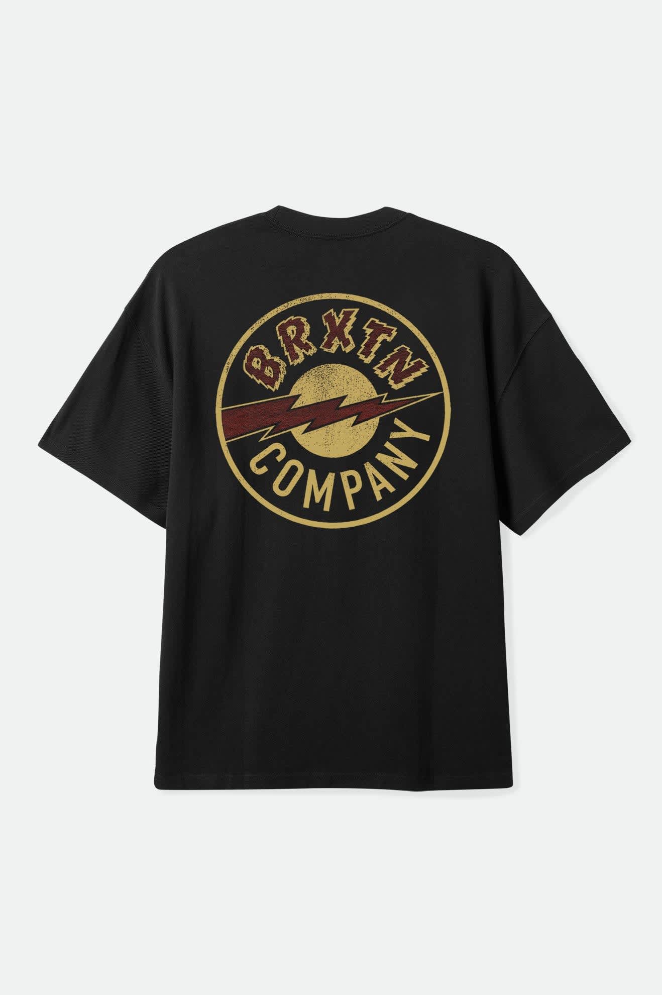 brixton-upson-boxed-crop-t-shirt-schwarz image 2