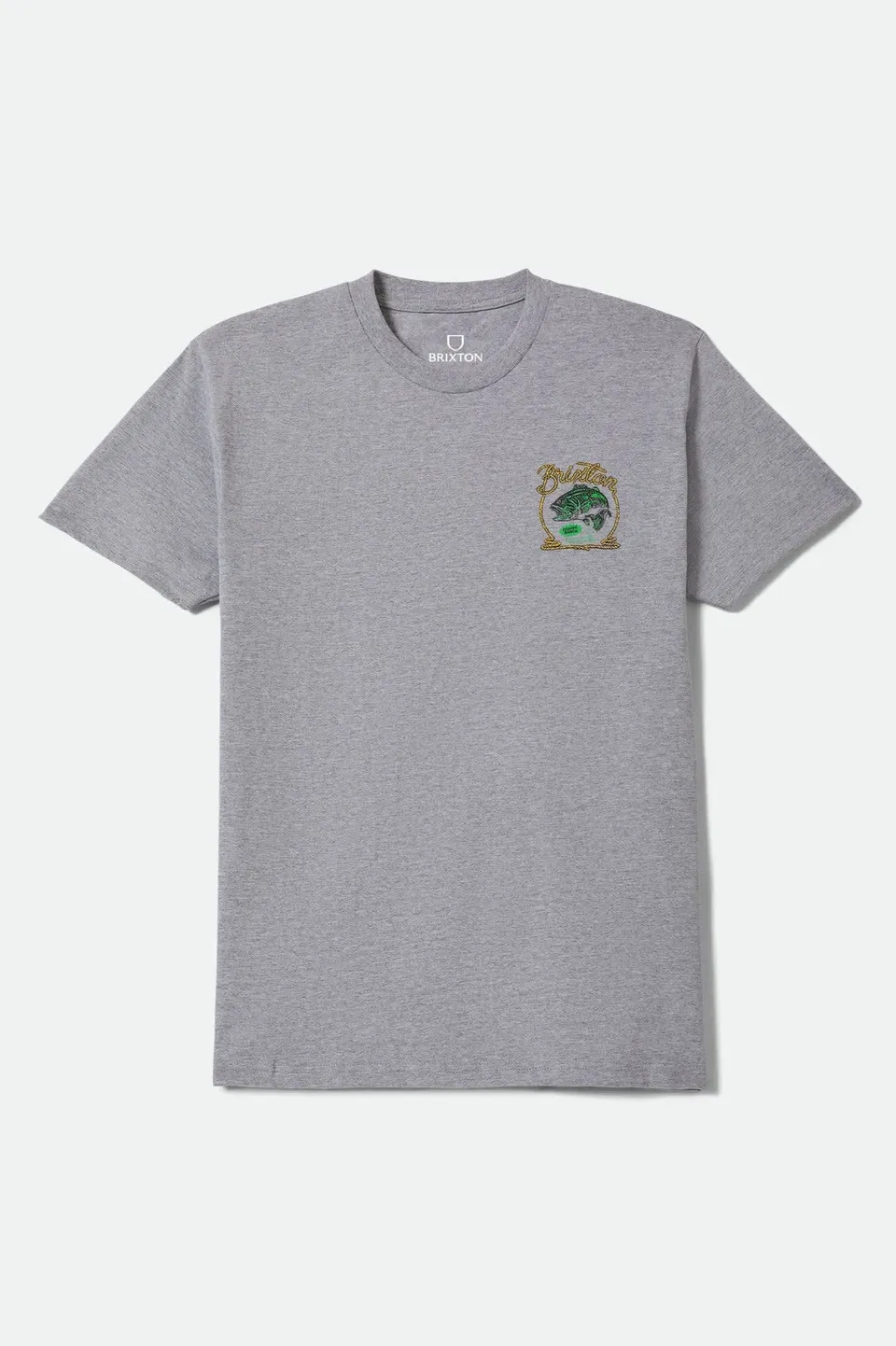 brixton-cast-standard-t-shirt-heather-grey-baumwolle image 1
