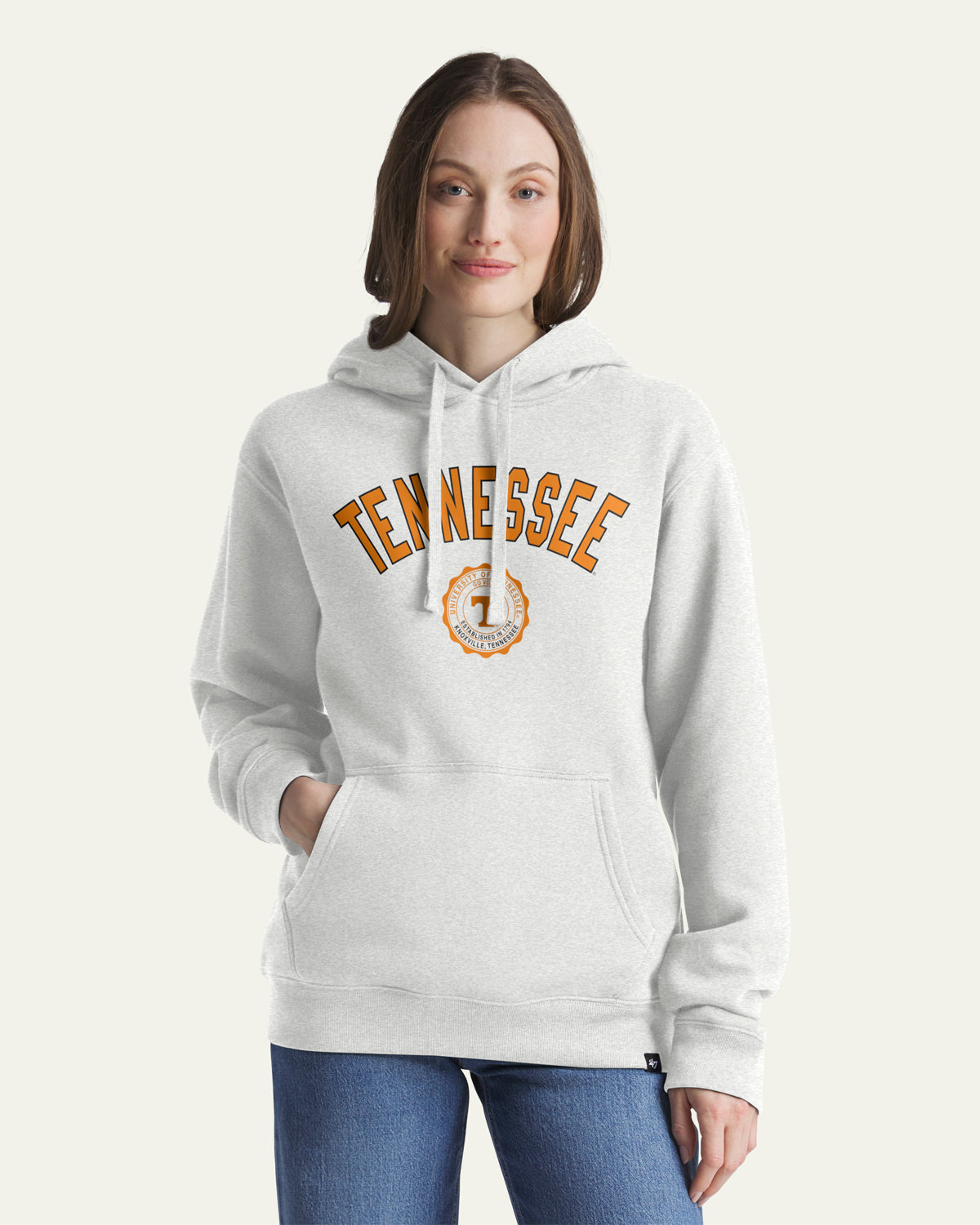 47-brand-tennessee-crest-bend-hoodie-relay-grey-fleece image 3