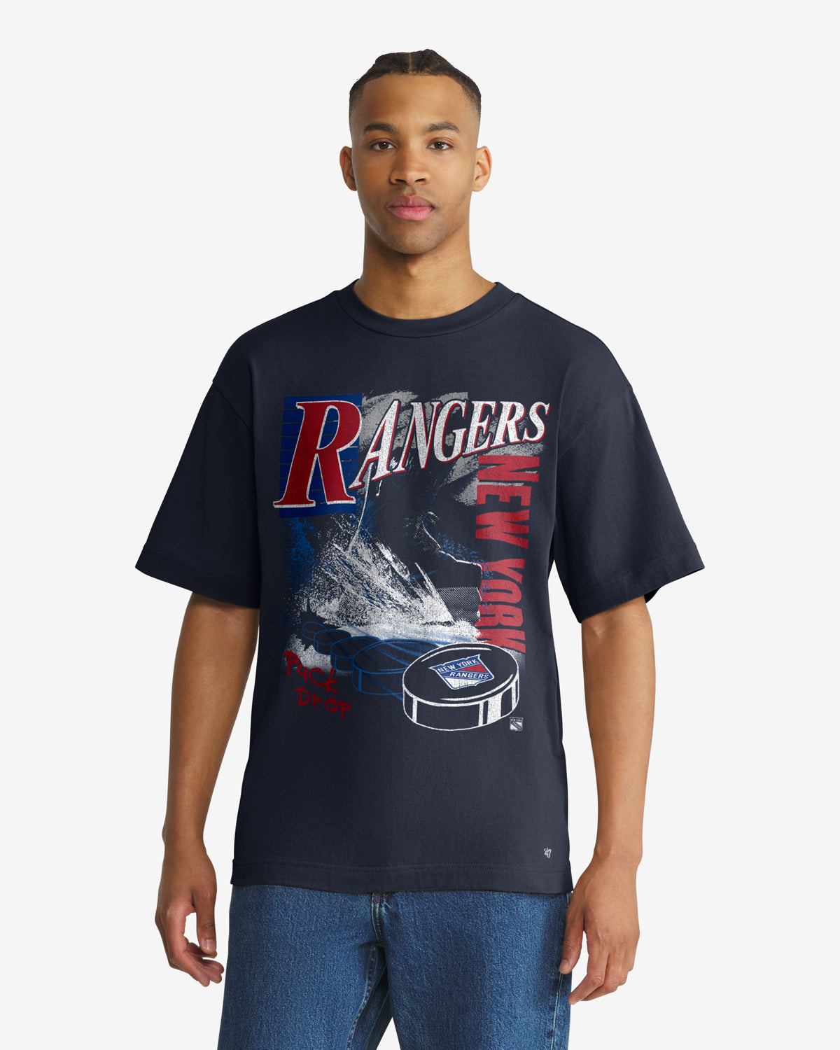 new-york-rangers-fresh-ice-47-foundation-tee-navy-cotton image 1