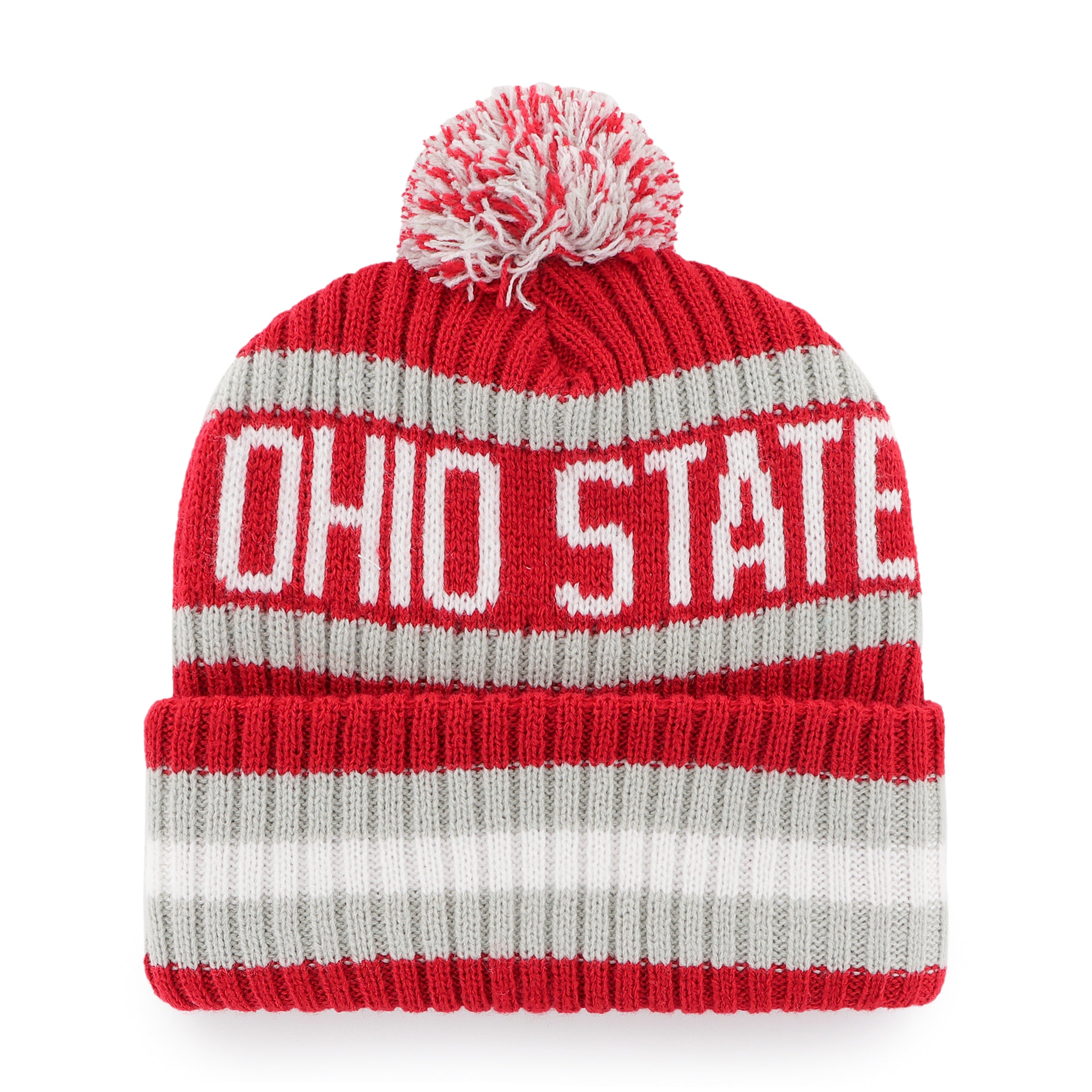 47-brand-bering-cuff-knit-m-tze-ohio-state-buckeyes-rot image 2