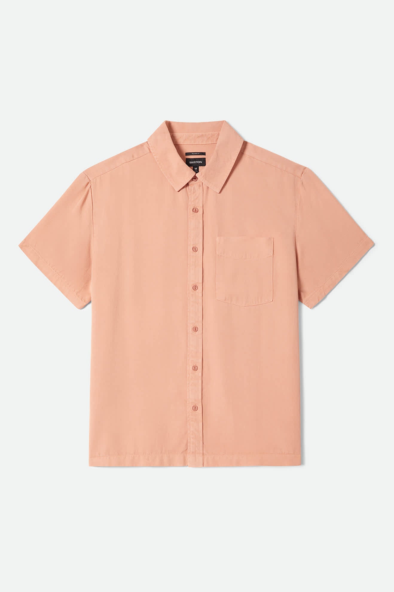brixton-cooling-comfort-kurzarm-hemd-silver-pink-tencel image 1