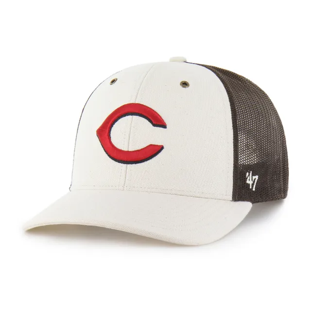 47-cincinnati-reds-carhartt-trucker-cap-natural image 1