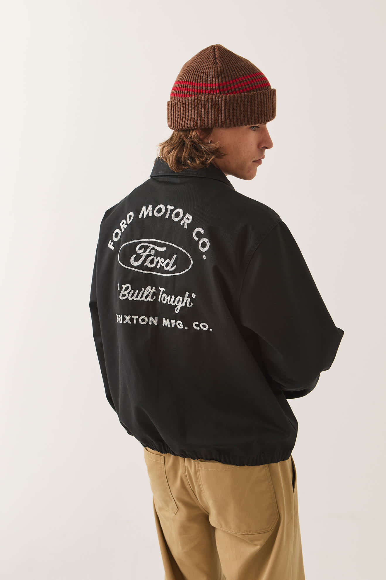 brixton-ford-harrington-jacke-burnt-rubber image 7