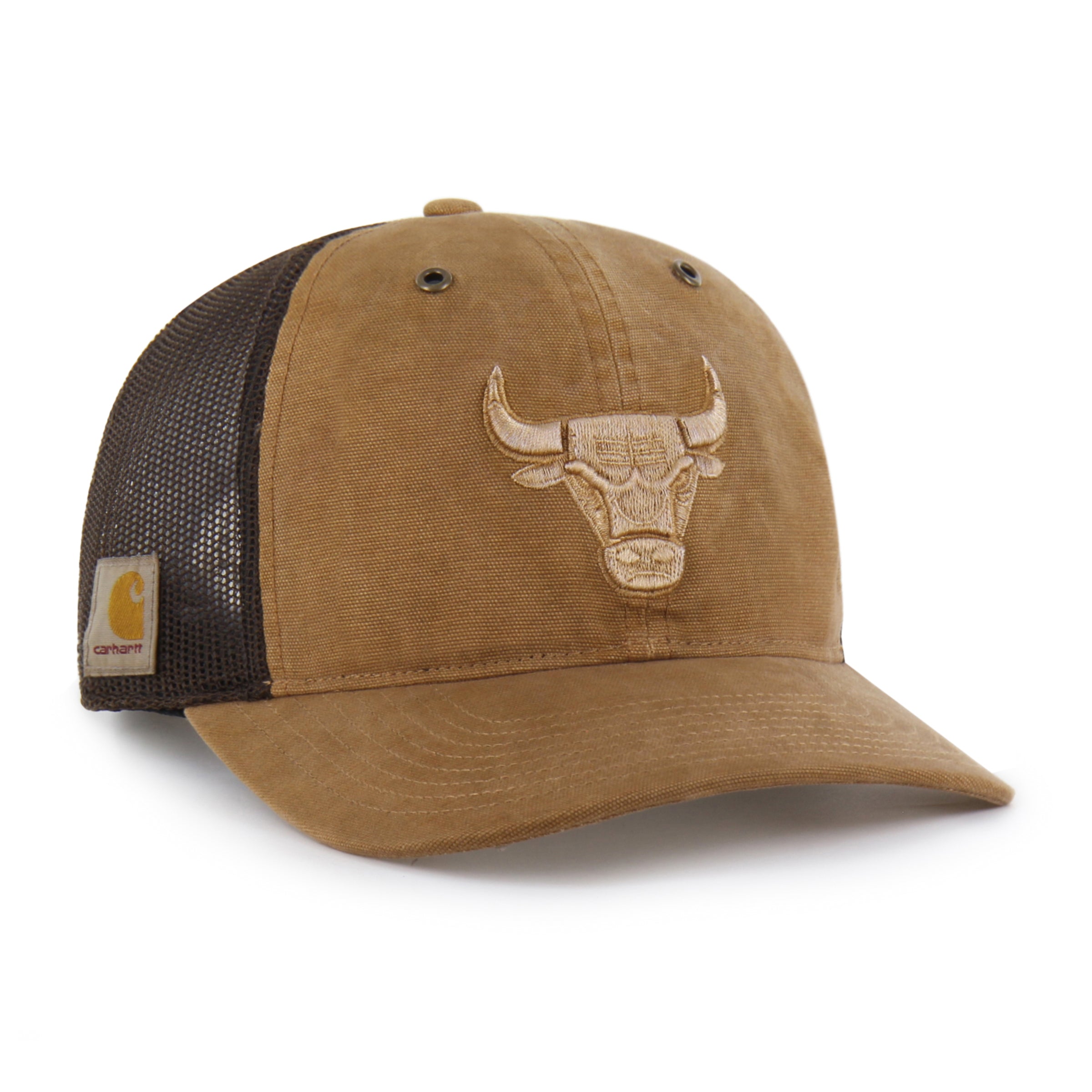 47-brand-chicago-bulls-carhartt-47-trucker-cap-braun-snapback image 1