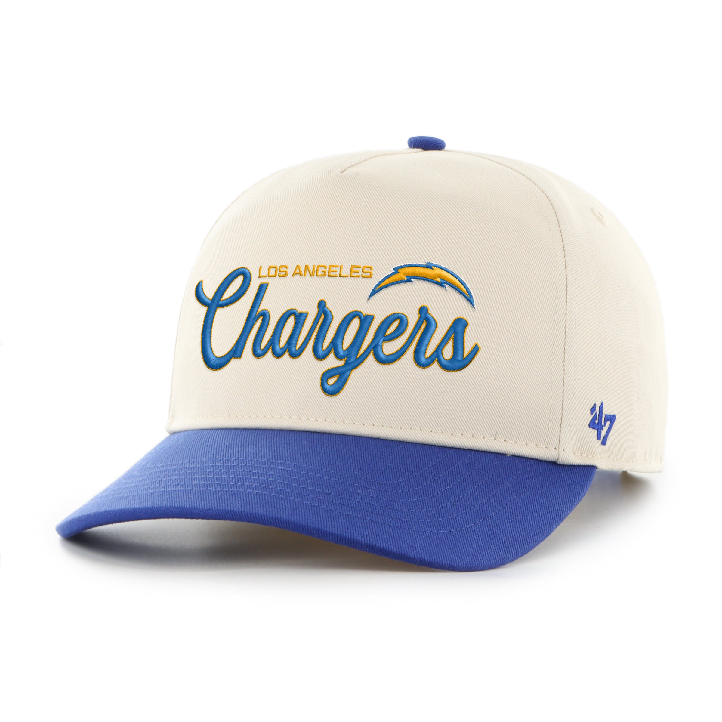 47-brand-hitch-la-chargers-assemble-snapback-cap-natural image 1