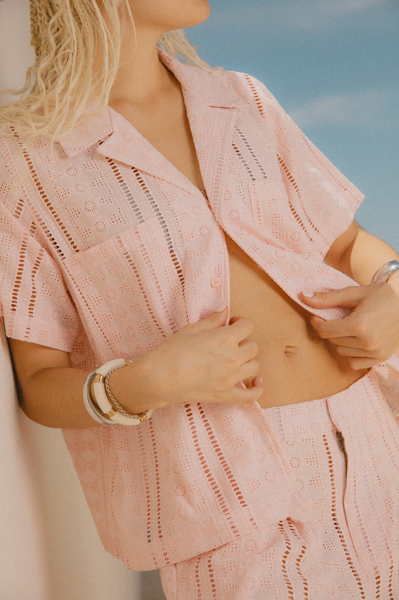 brixton-paradise-lounge-short-sleeve-hemd-chalk-pink-baumwolle image 8