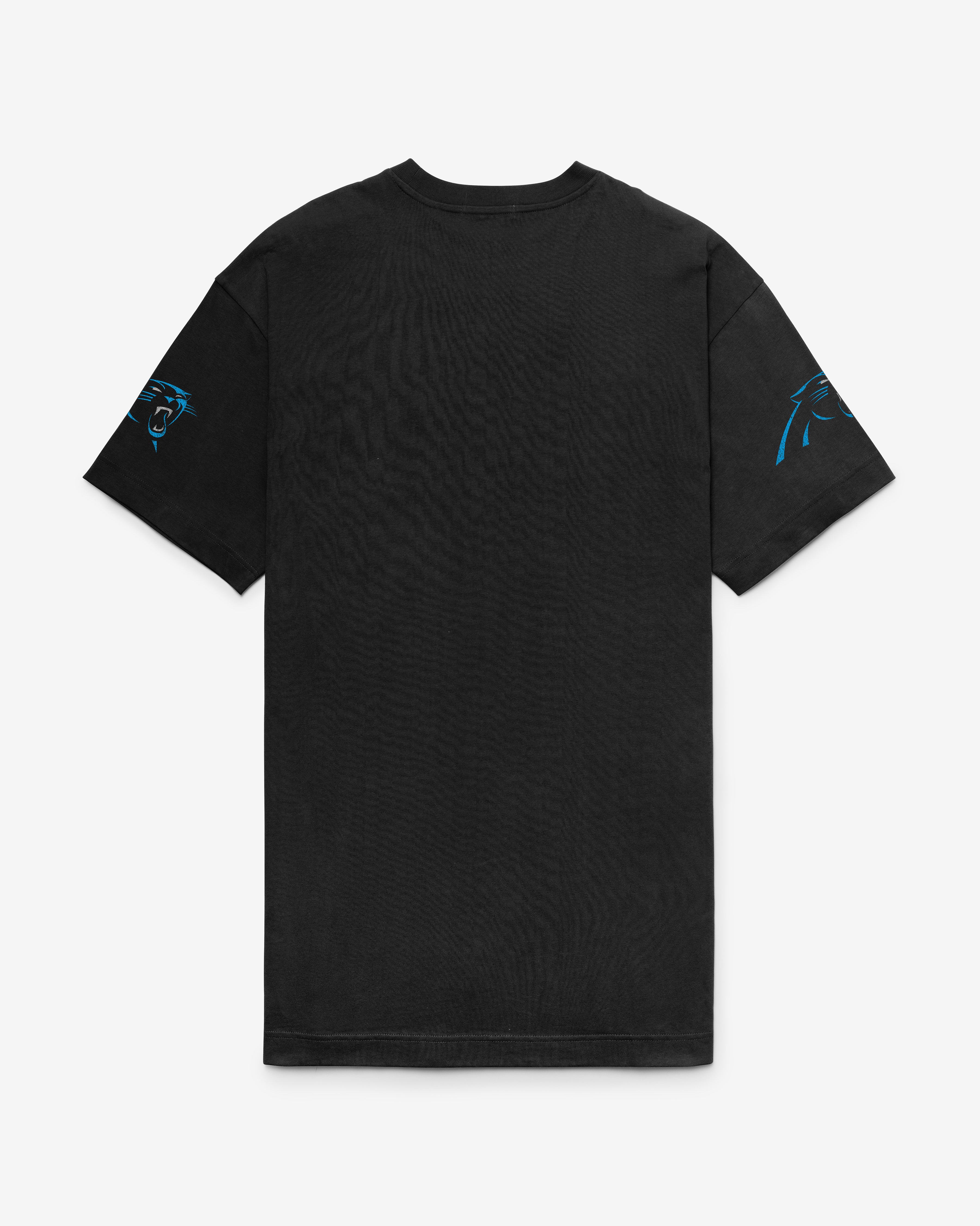 47-foundation-panthers-t-shirt-kleid-schwarz-strass-damen image 2