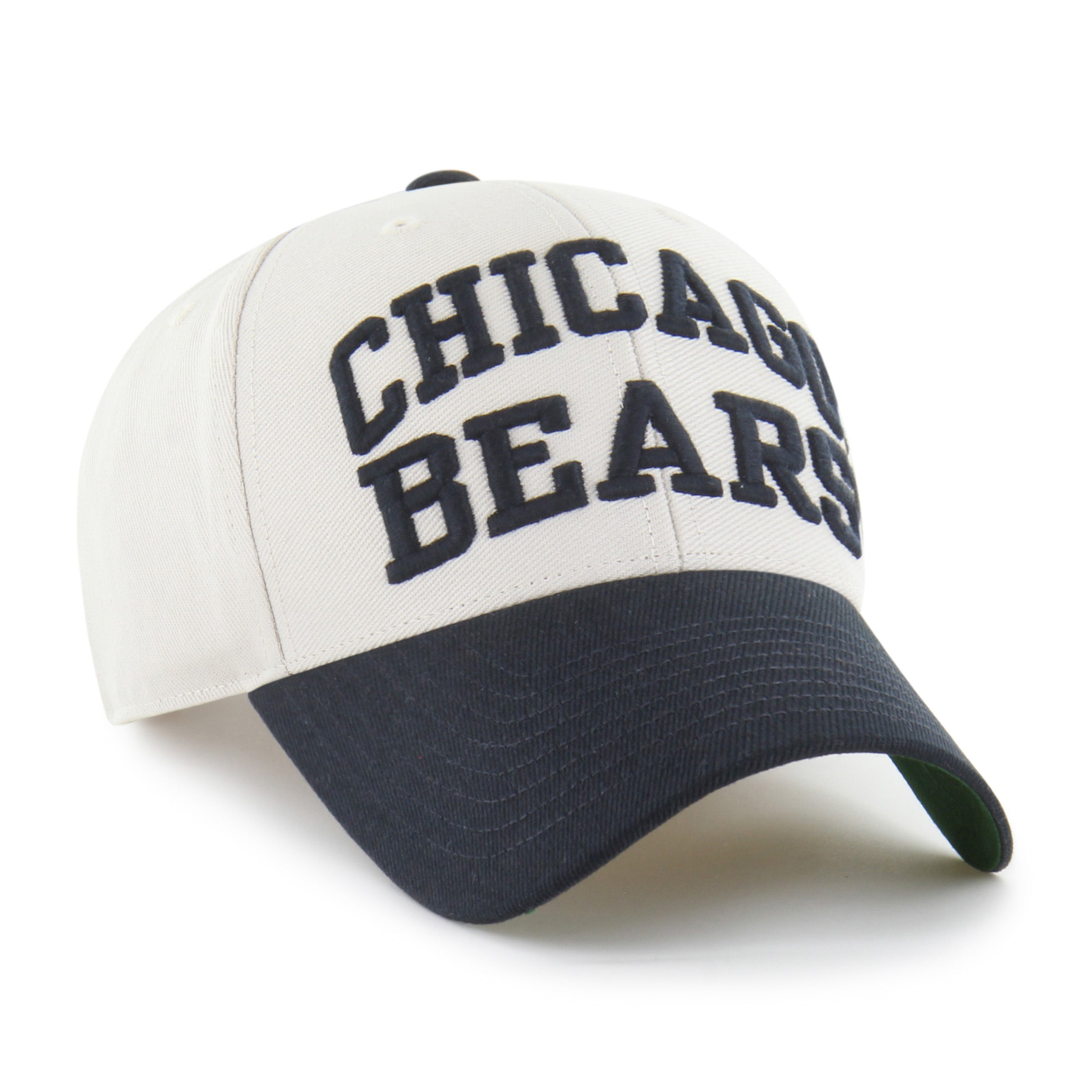 47-brand-mvp-chicago-bears-broke-line-loop-cap-bone image 3