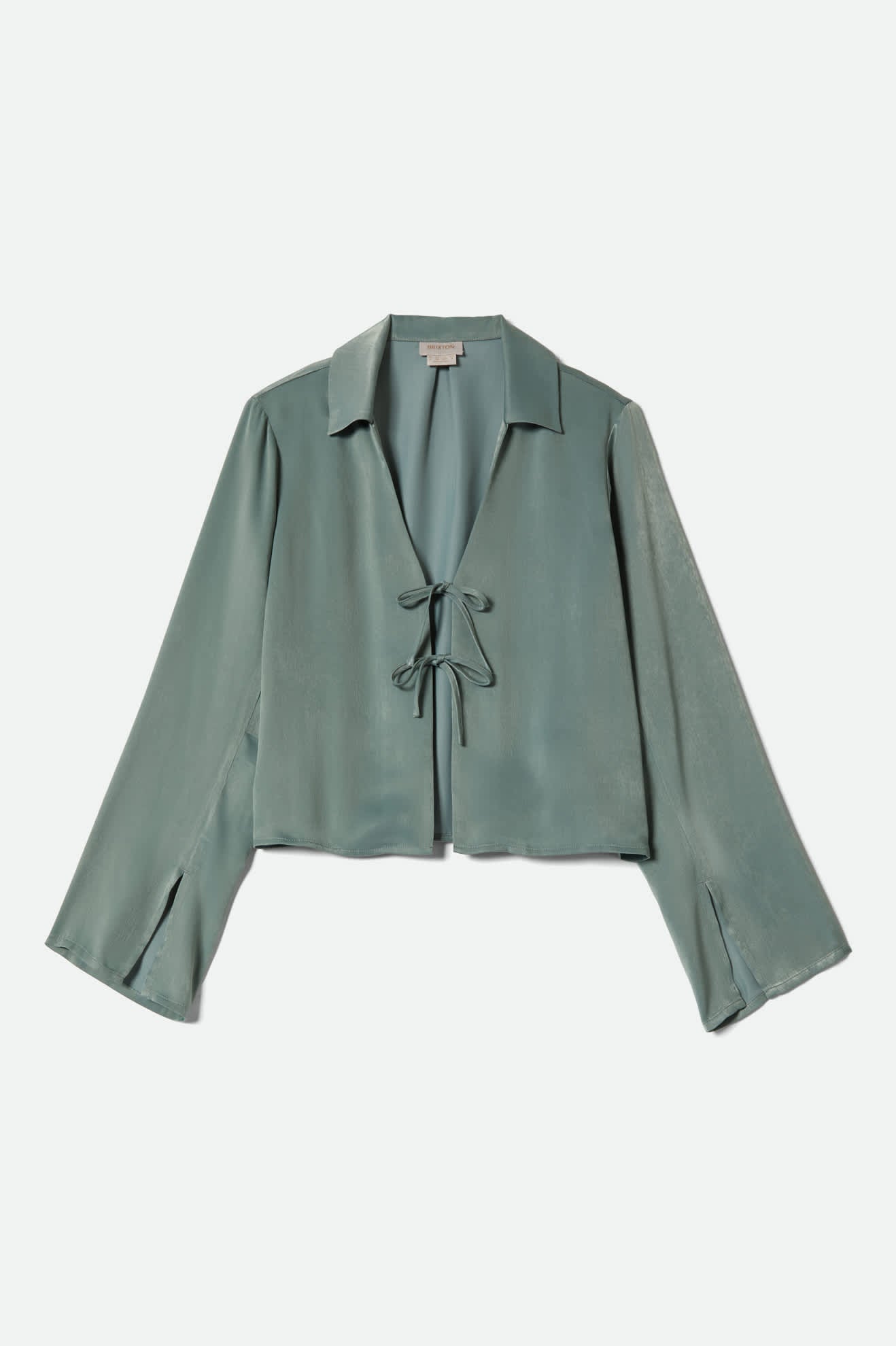 brixton-soho-silky-top-damen-top-blue-green-shine image 2