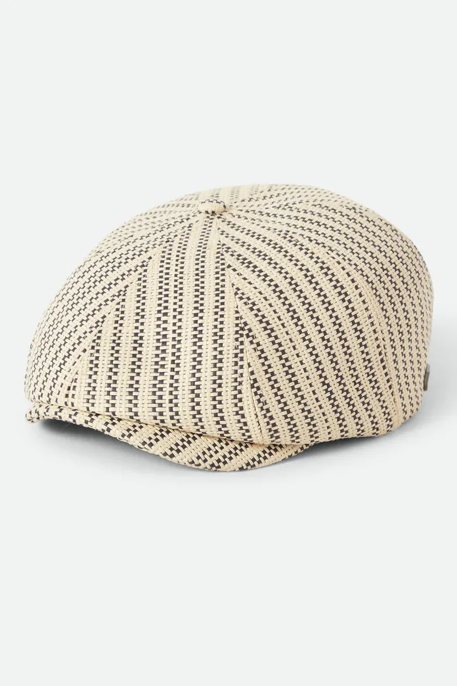 brixton-brood-newsboy-schieberm-tze-natural-black-stroh image 1