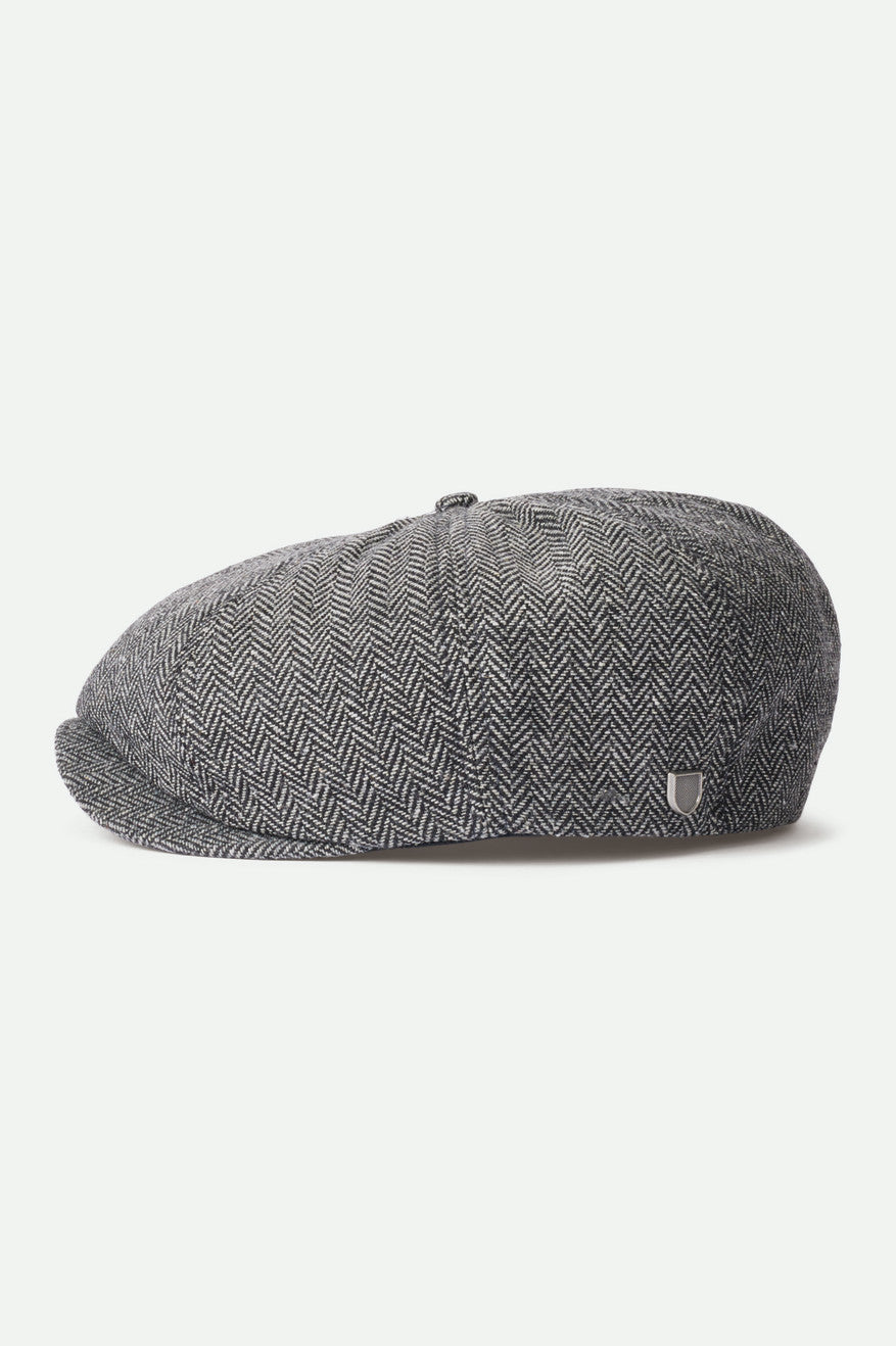 brixton-brood-newsboy-cap-grey-black-schieberm-tze image 6