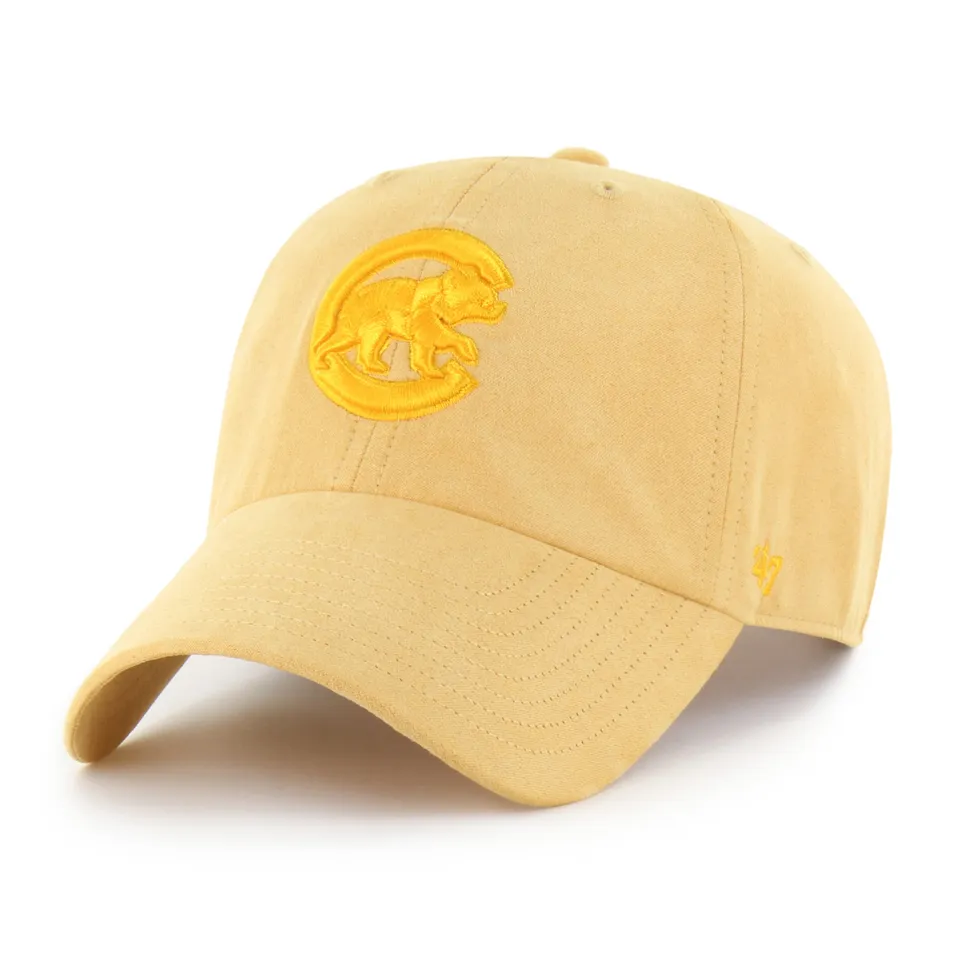 47-clean-up-chicago-cubs-ballpark-suede-cap-gold image 1