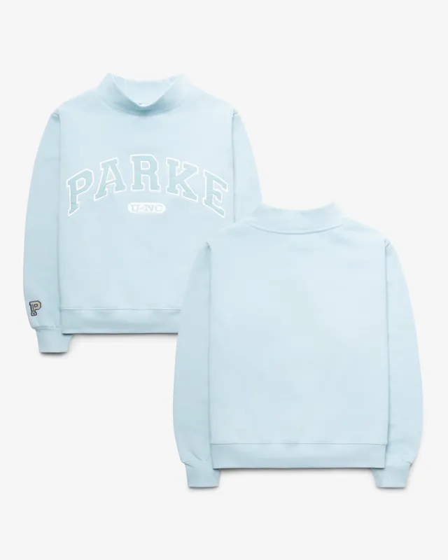 47-brand-headline-crew-unc-mockneck-sweatshirt-carolina image 1
