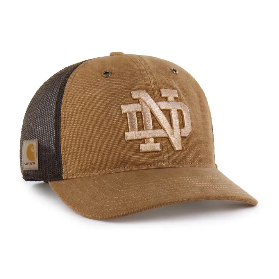 47-brand-notre-dame-carhartt-trucker-cap-braun-osf image 1